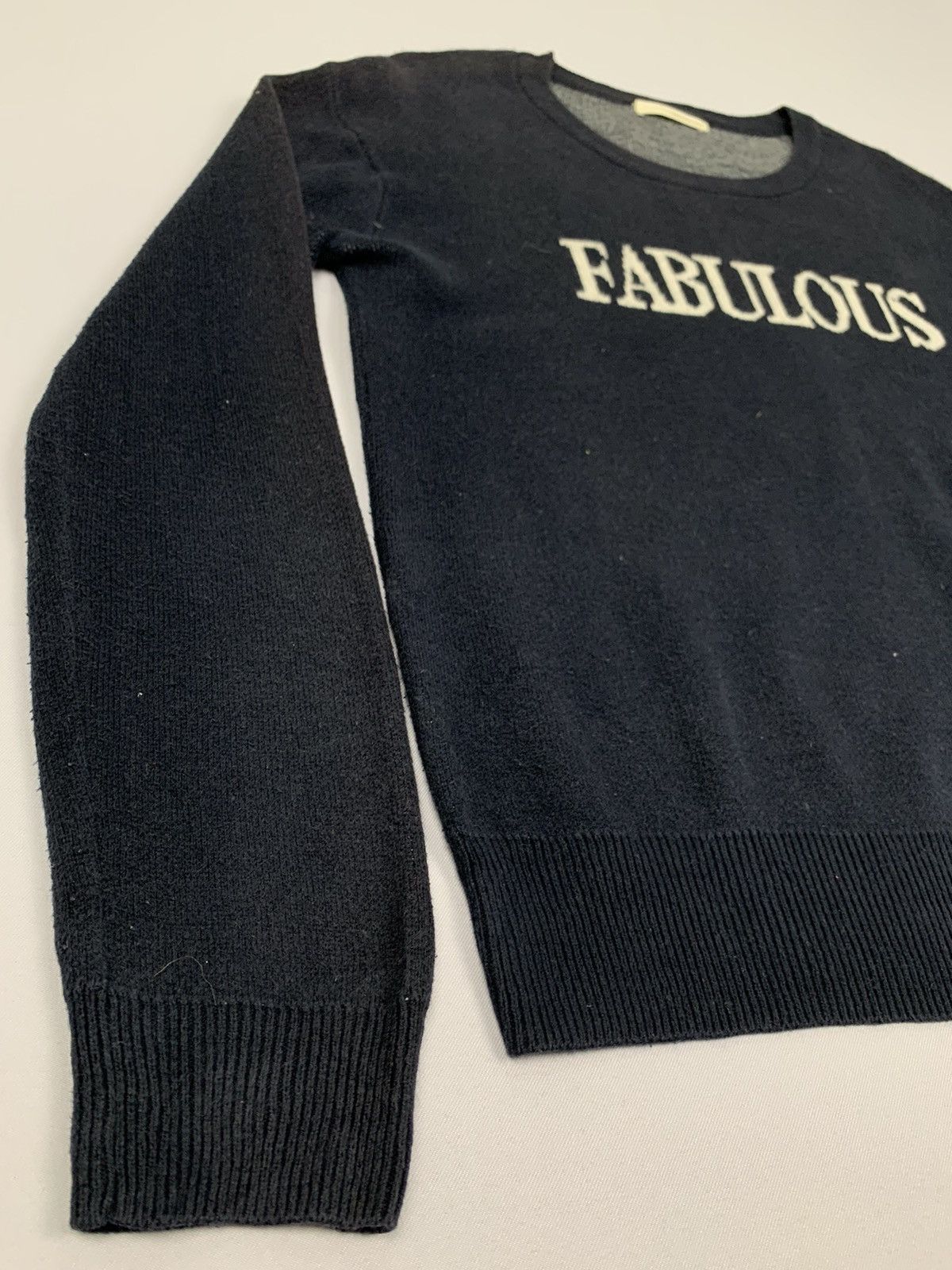Aran Isles Knitwear × Designer OPAQUECLIP Vintage Fabulous Big Box Logo Graphic Sweatshirt Size S / US 4 / IT 40 - 5 Thumbnail