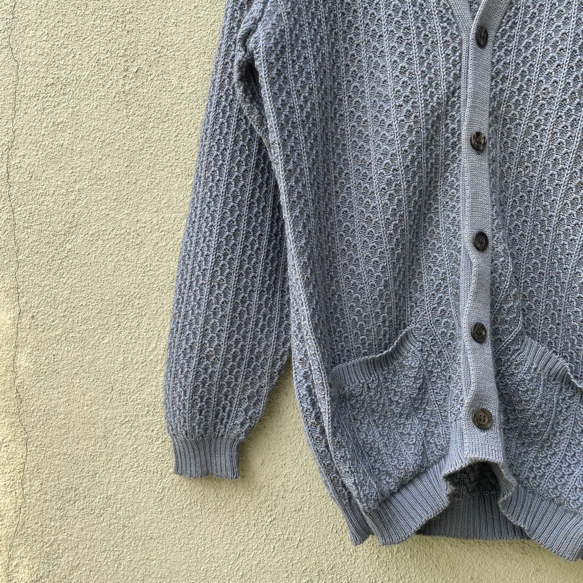 Japanese Brand Japanese Vintage Knit Cardigan Knitwear Like Kurt Cobin Size US M / EU 48-50 / 2 - 4 Thumbnail