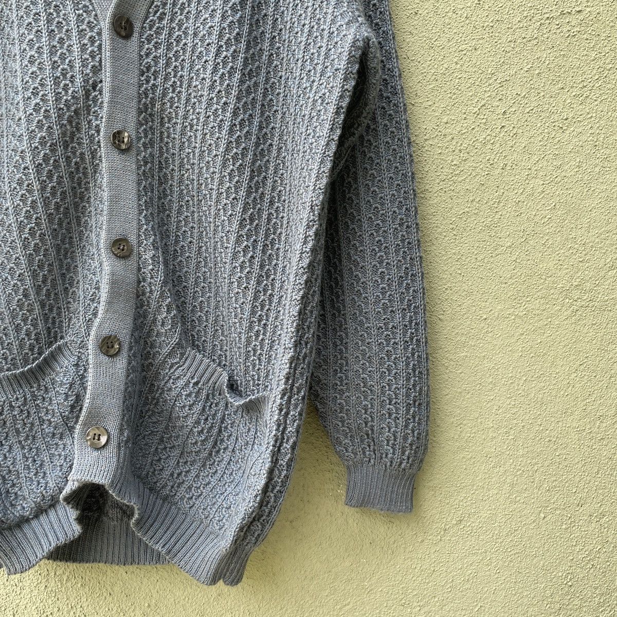 Japanese Brand Japanese Vintage Knit Cardigan Knitwear Like Kurt Cobin Size US M / EU 48-50 / 2 - 5 Thumbnail