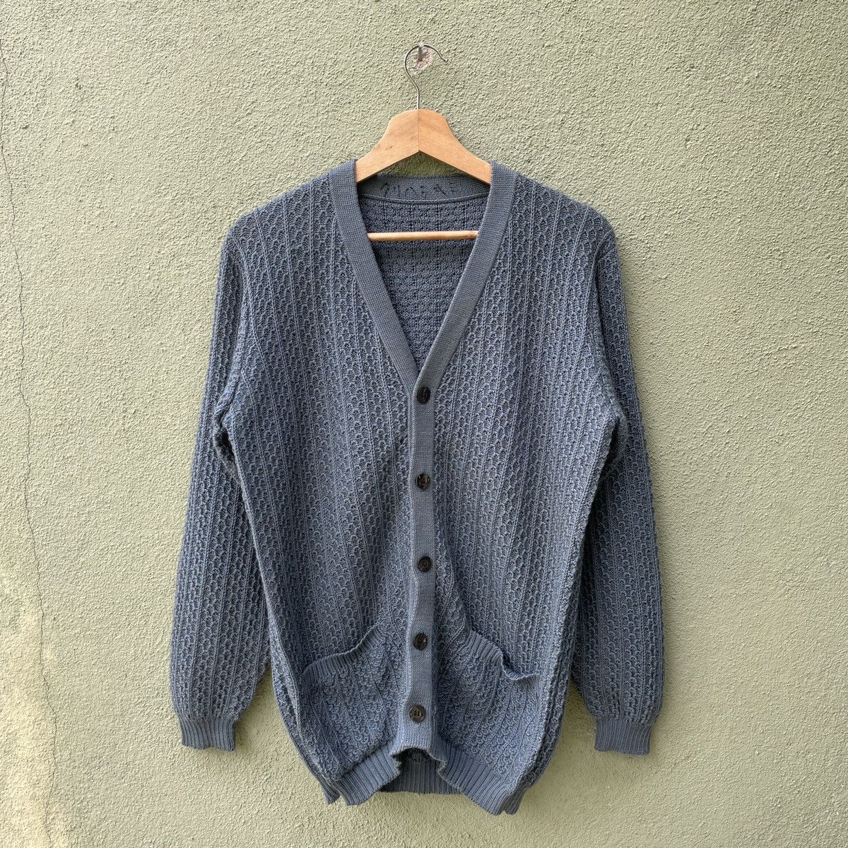 Japanese Brand Japanese Vintage Knit Cardigan Knitwear Like Kurt Cobin Size US M / EU 48-50 / 2 - 1 Thumbnail