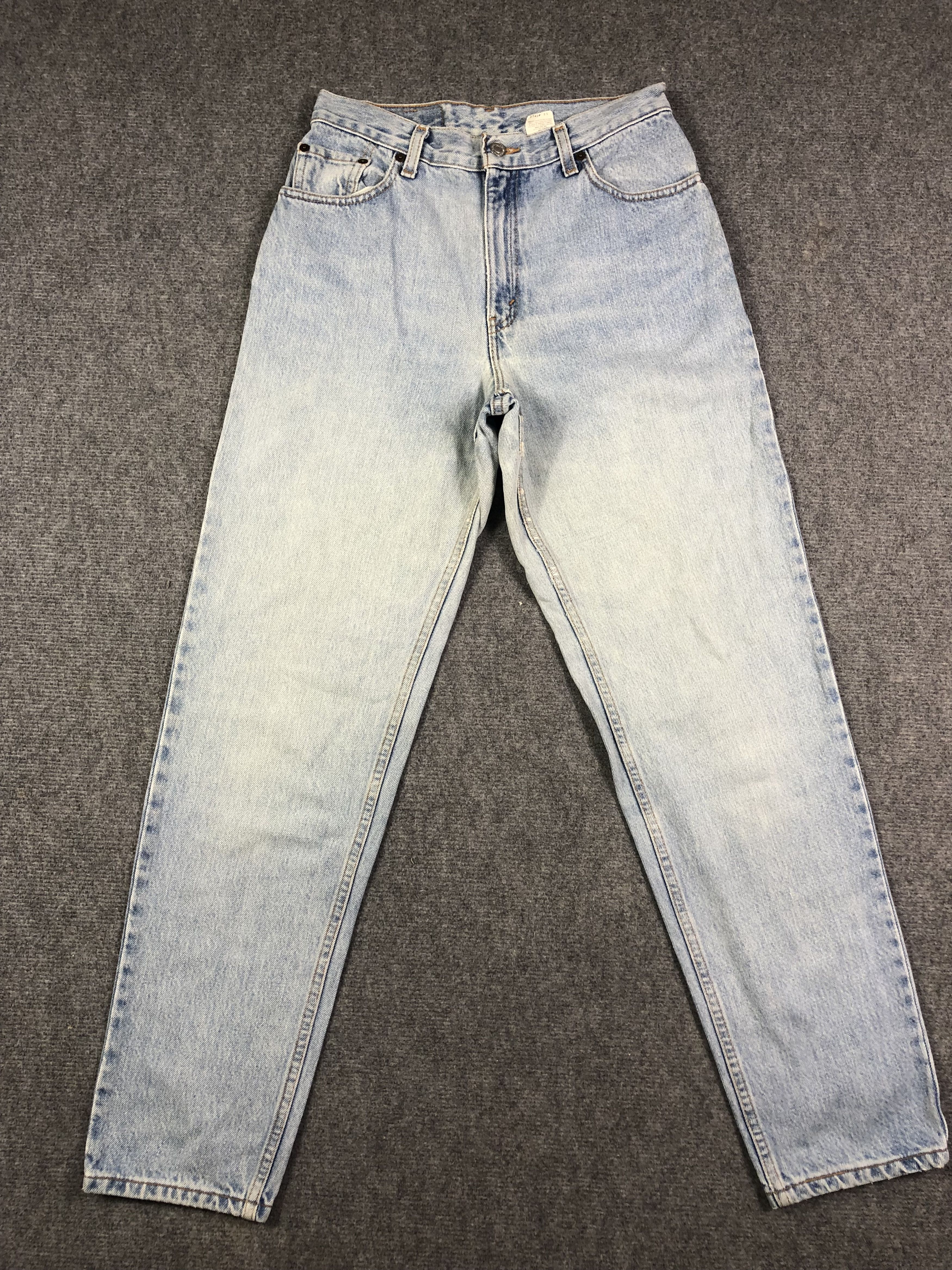 Levi's Light Blue Vintage Levis 550 Relaxed Fit Tapered Leg 28x30.5 Size 28" / US 6 / IT 42 - 1 Thumbnail