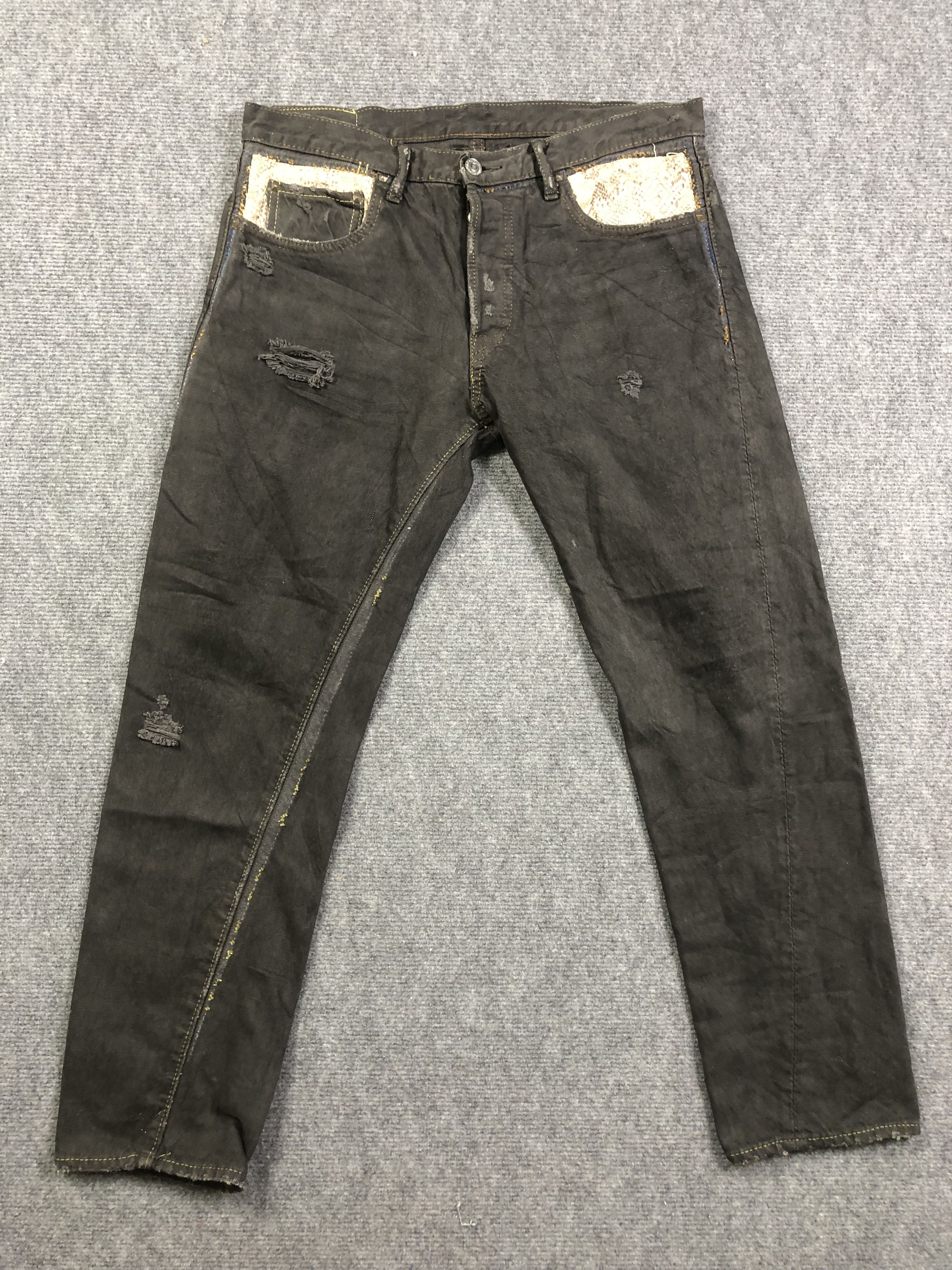 Japanese Brand RNA Inc Ripper Jeans 33x27.5 Size US 33 - 1 Thumbnail