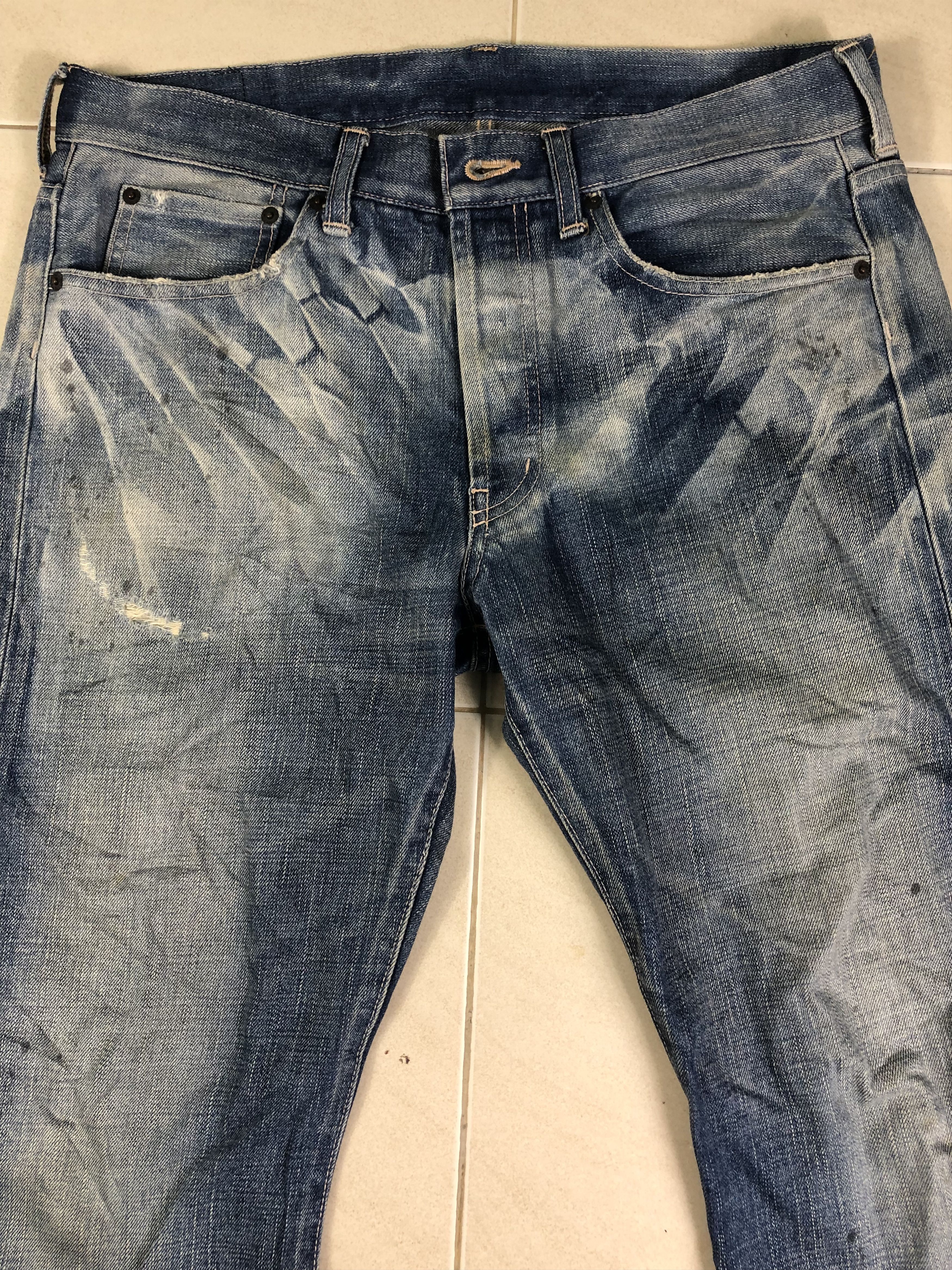 Japanese Brand TAKEO KIKUCHI DENIM JEANS 34x28 Size US 34 / EU 50 - 3 Thumbnail