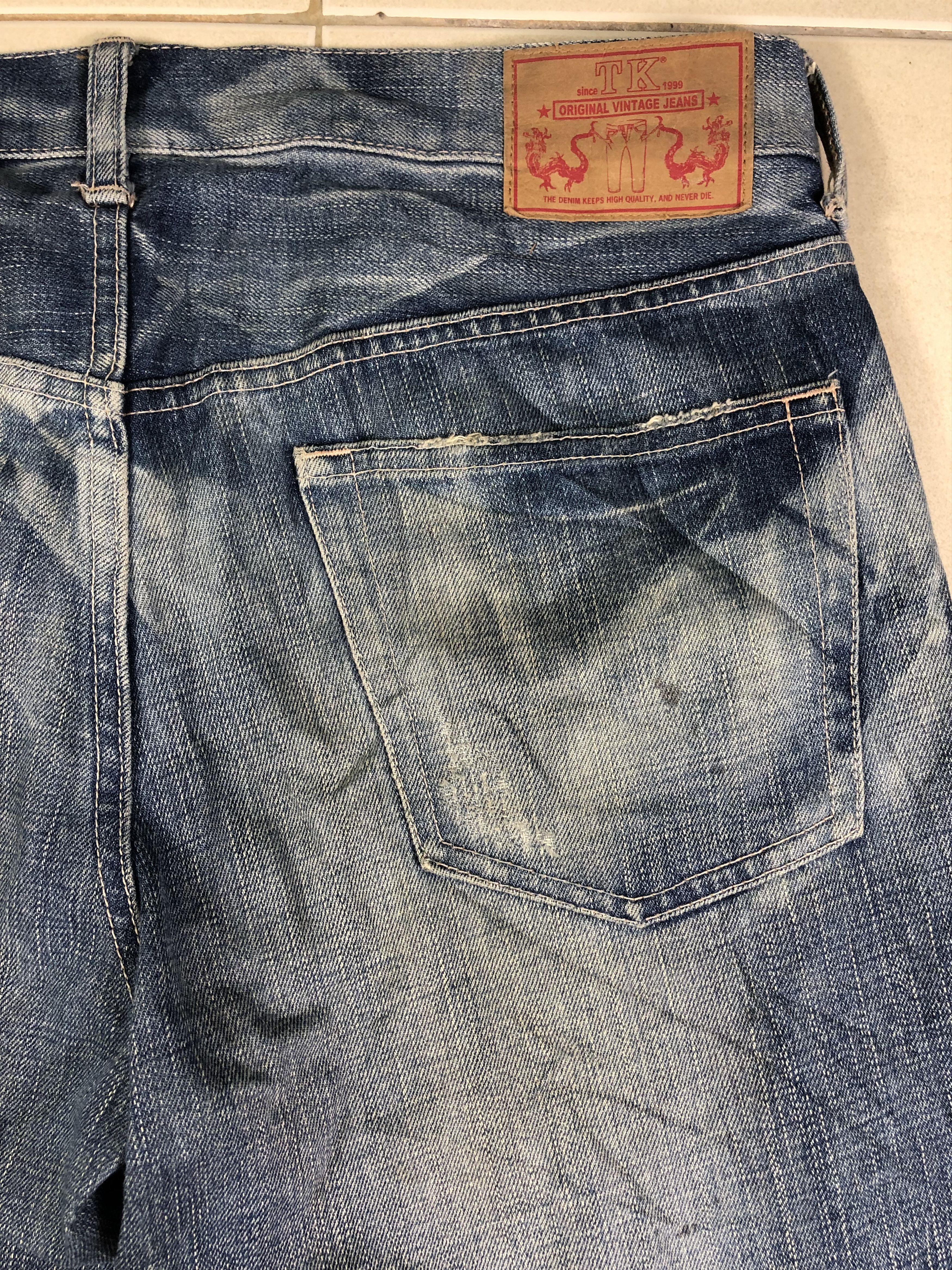 Japanese Brand TAKEO KIKUCHI DENIM JEANS 34x28 Size US 34 / EU 50 - 6 Thumbnail