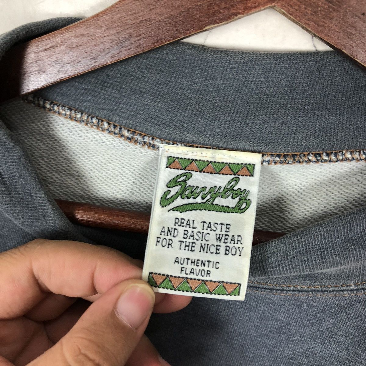 Japanese Brand SAVVYBEY SWEATSHIRT SINGLE POCKET INSPIRED BY KAPITAL JAPAN Size US L / EU 52-54 / 3 - 7 Thumbnail