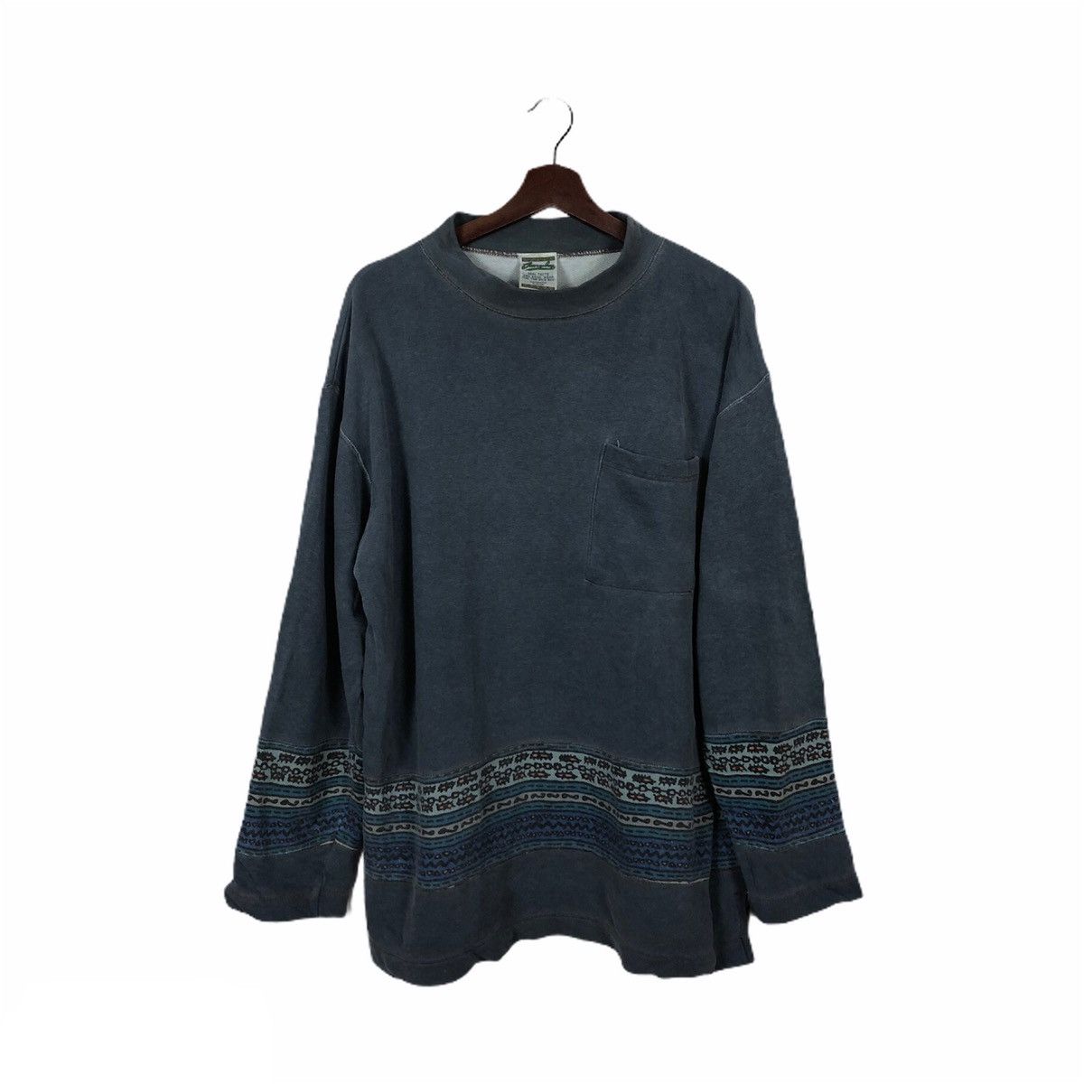 Japanese Brand SAVVYBEY SWEATSHIRT SINGLE POCKET INSPIRED BY KAPITAL JAPAN Size US L / EU 52-54 / 3 - 1 Thumbnail