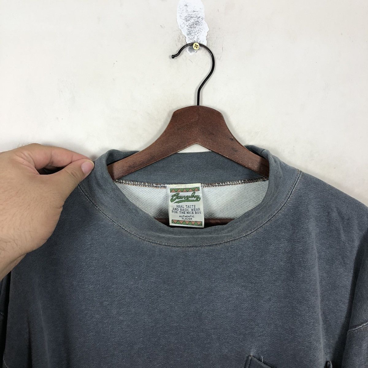 Japanese Brand SAVVYBEY SWEATSHIRT SINGLE POCKET INSPIRED BY KAPITAL JAPAN Size US L / EU 52-54 / 3 - 3 Thumbnail
