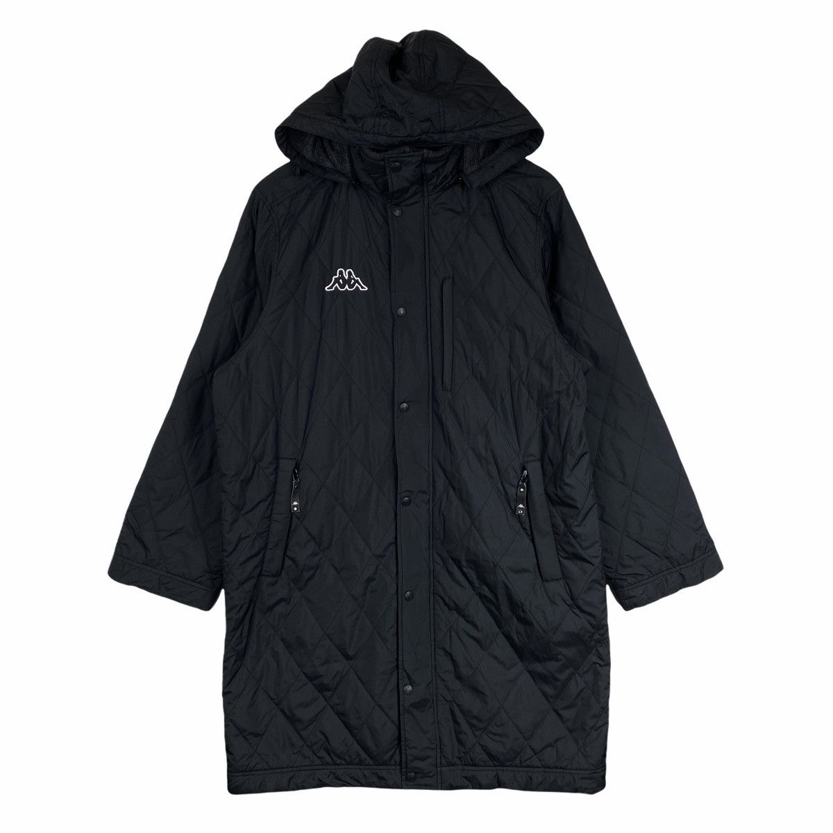Kappa × Vintage VINTAGE KAPPA BIG LOGO EMBROIDERY HOODIE PARKAS LONG JACKET Size US M / EU 48-50 / 2 - 2 Thumbnail