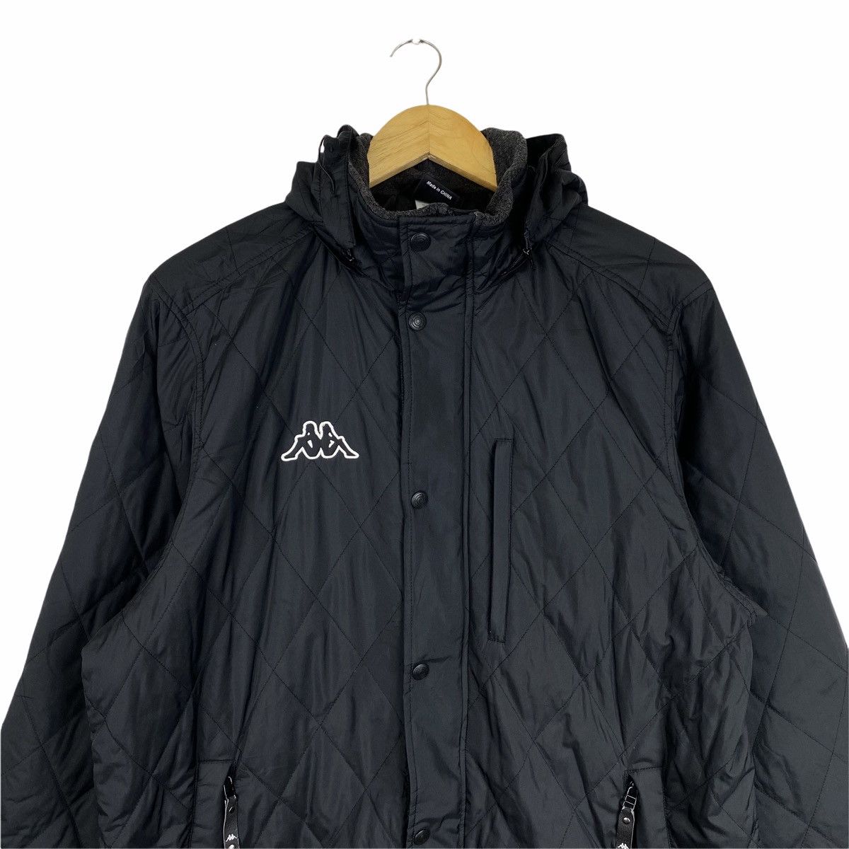 Kappa × Vintage VINTAGE KAPPA BIG LOGO EMBROIDERY HOODIE PARKAS LONG JACKET Size US M / EU 48-50 / 2 - 6 Thumbnail