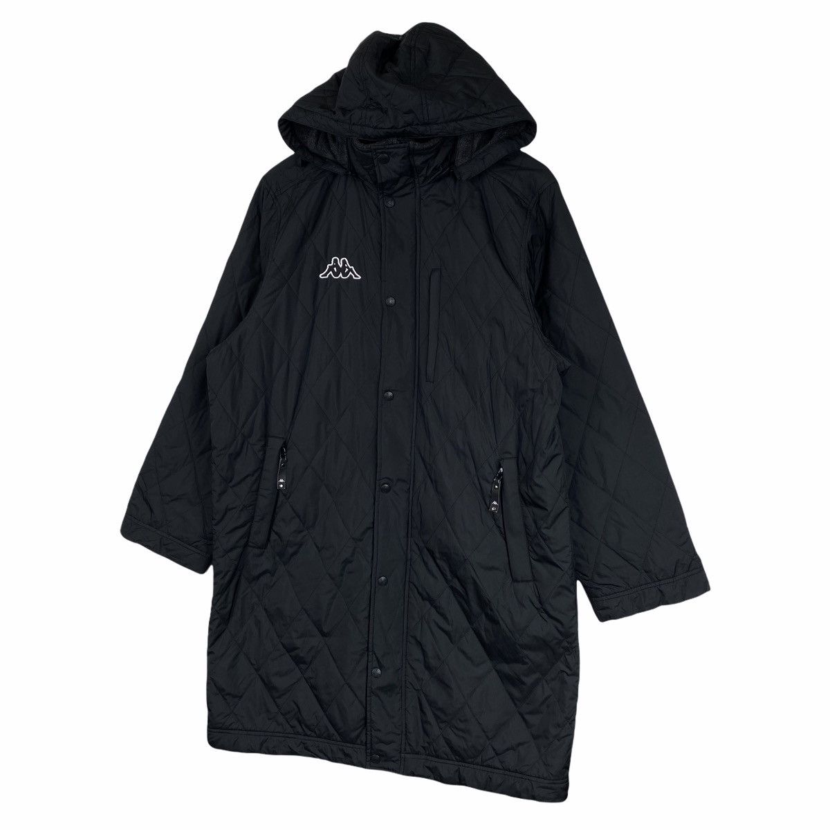 Kappa × Vintage VINTAGE KAPPA BIG LOGO EMBROIDERY HOODIE PARKAS LONG JACKET Size US M / EU 48-50 / 2 - 4 Thumbnail