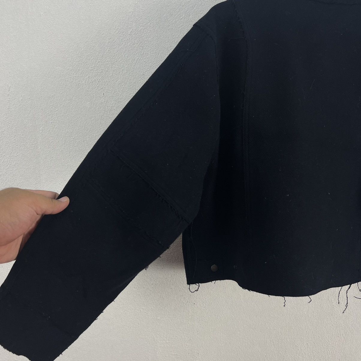 Japanese Brand YOHJI YAMAMOTO INSPIRED WOOL JACKET DOUBLE COLLAR GUKI JAPAN Size US M / EU 48-50 / 2 - 10 Thumbnail