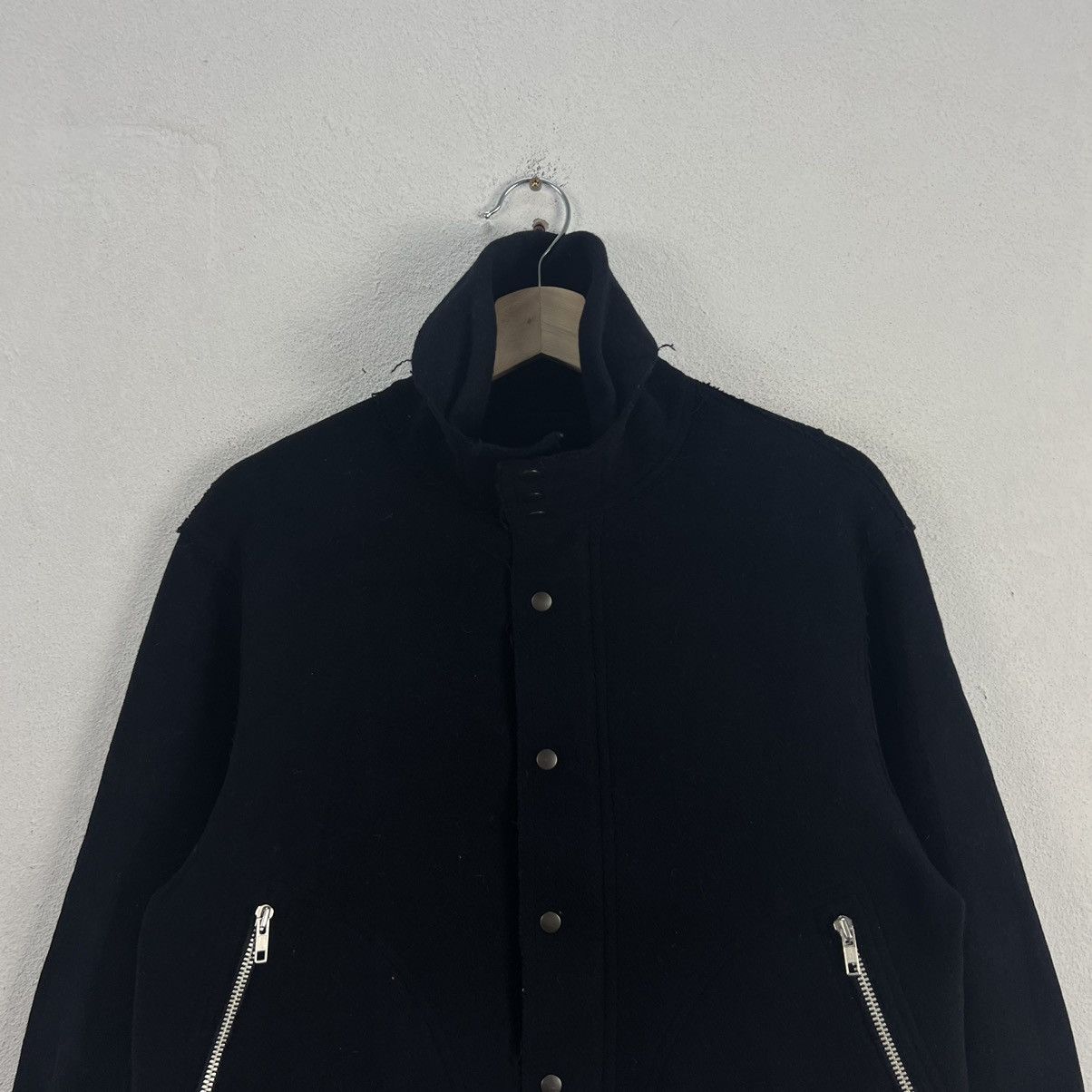 Japanese Brand YOHJI YAMAMOTO INSPIRED WOOL JACKET DOUBLE COLLAR GUKI JAPAN Size US M / EU 48-50 / 2 - 4 Thumbnail