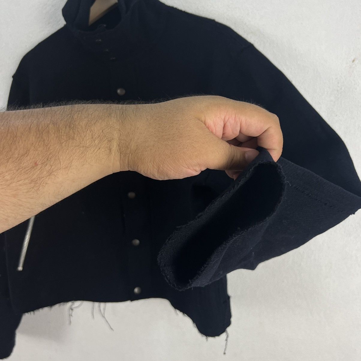 Japanese Brand YOHJI YAMAMOTO INSPIRED WOOL JACKET DOUBLE COLLAR GUKI JAPAN Size US M / EU 48-50 / 2 - 5 Thumbnail