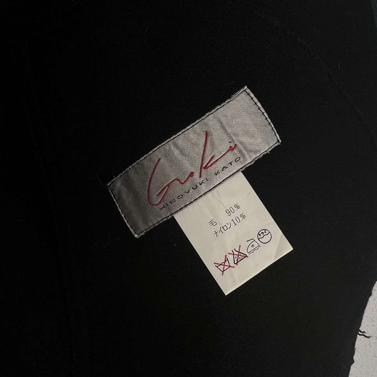 Japanese Brand YOHJI YAMAMOTO INSPIRED WOOL JACKET DOUBLE COLLAR GUKI JAPAN Size US M / EU 48-50 / 2 - 14 Thumbnail