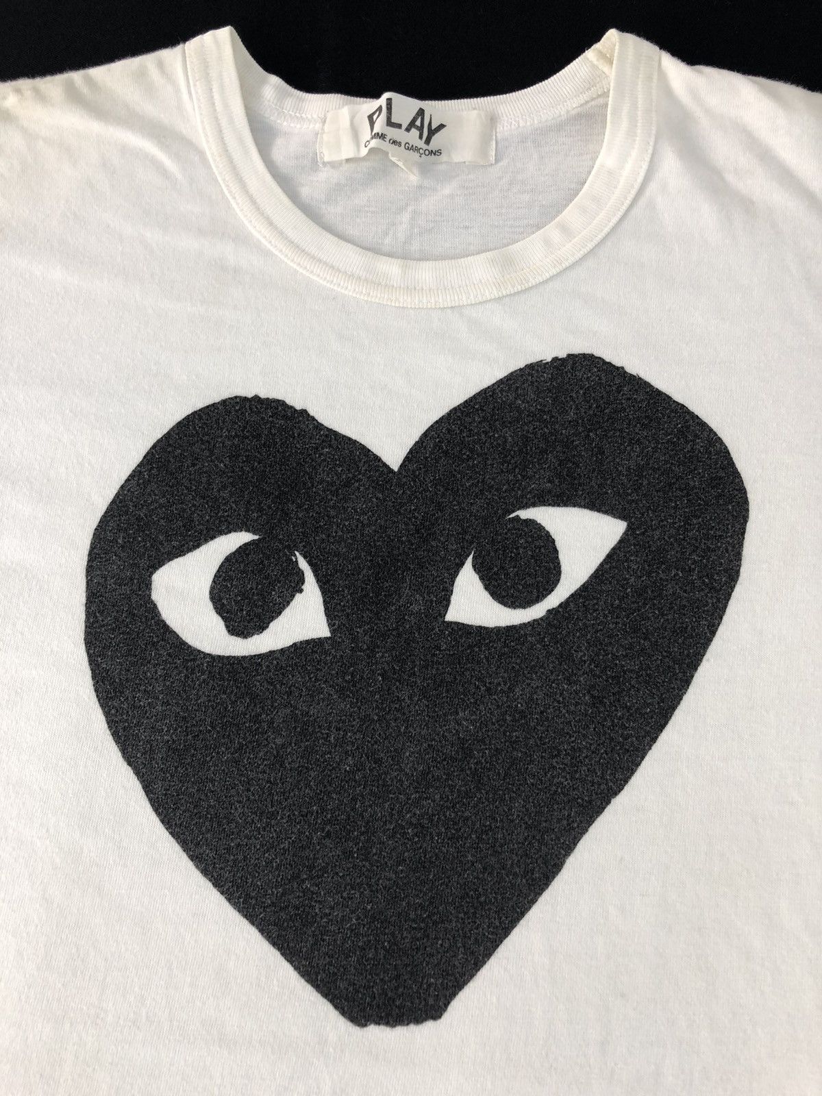Comme des Garcons CDG Comme Des Garcon Big Black Heart Logo Tee Size L / US 10 / IT 46 - 3 Thumbnail