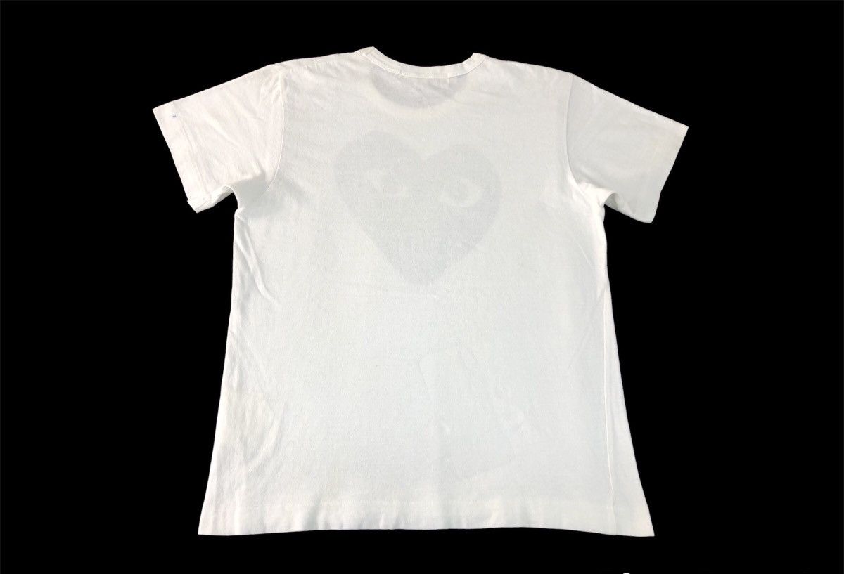 Comme des Garcons CDG Comme Des Garcon Big Black Heart Logo Tee Size L / US 10 / IT 46 - 2 Thumbnail