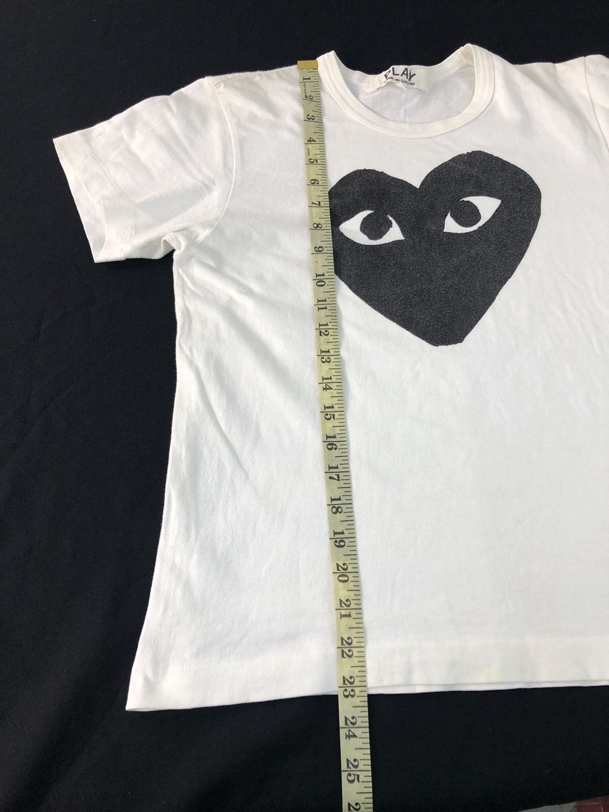 Comme des Garcons CDG Comme Des Garcon Big Black Heart Logo Tee Size L / US 10 / IT 46 - 9 Thumbnail