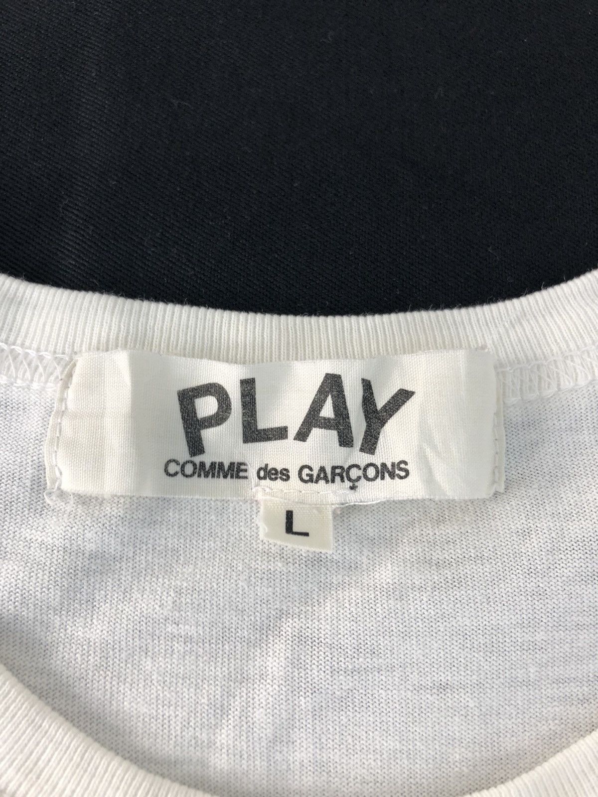 Comme des Garcons CDG Comme Des Garcon Big Black Heart Logo Tee Size L / US 10 / IT 46 - 5 Thumbnail