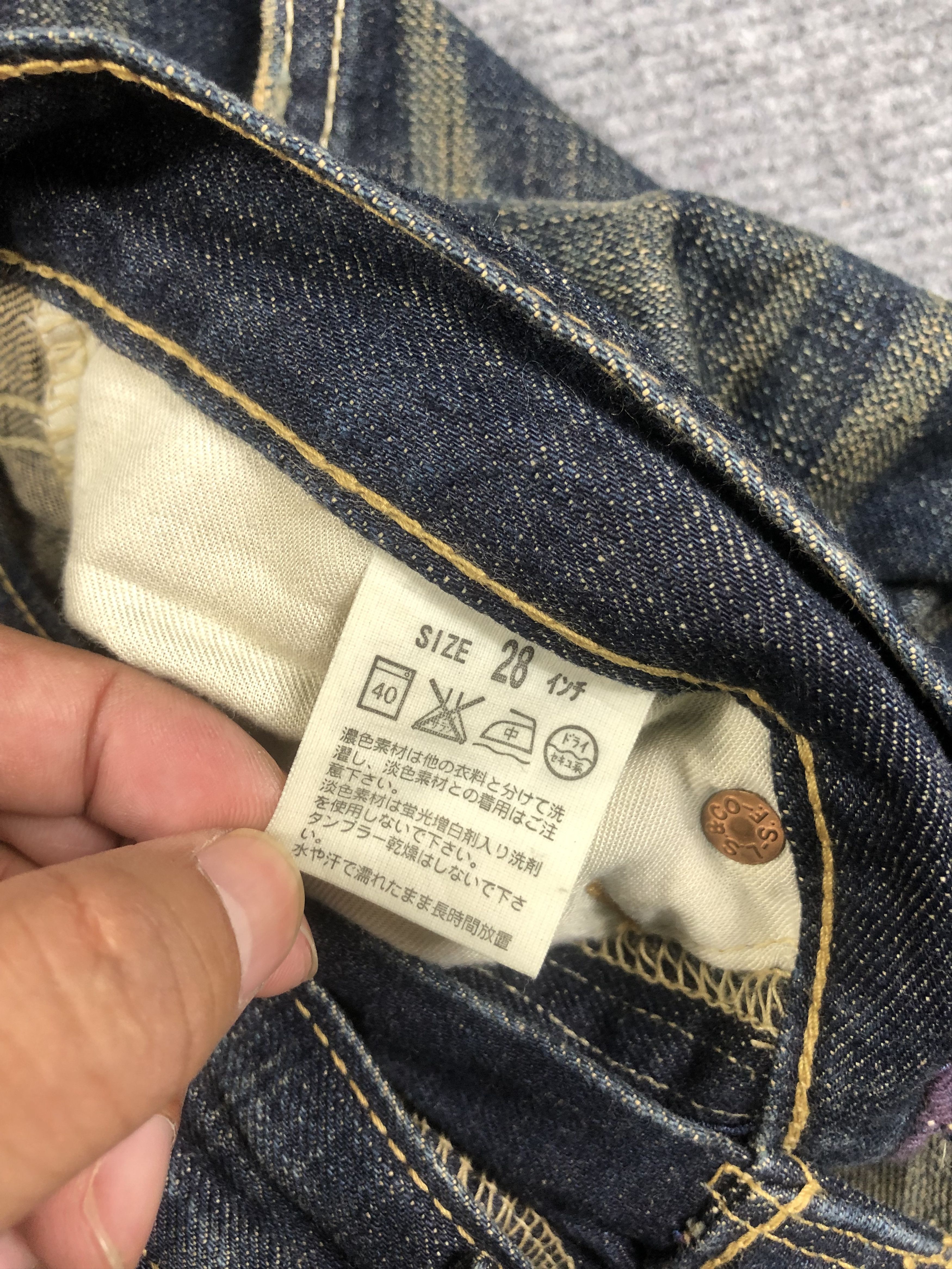 Levi's Levis 502 Blue Jeans 29x31.5 Size US 29 - 4 Thumbnail
