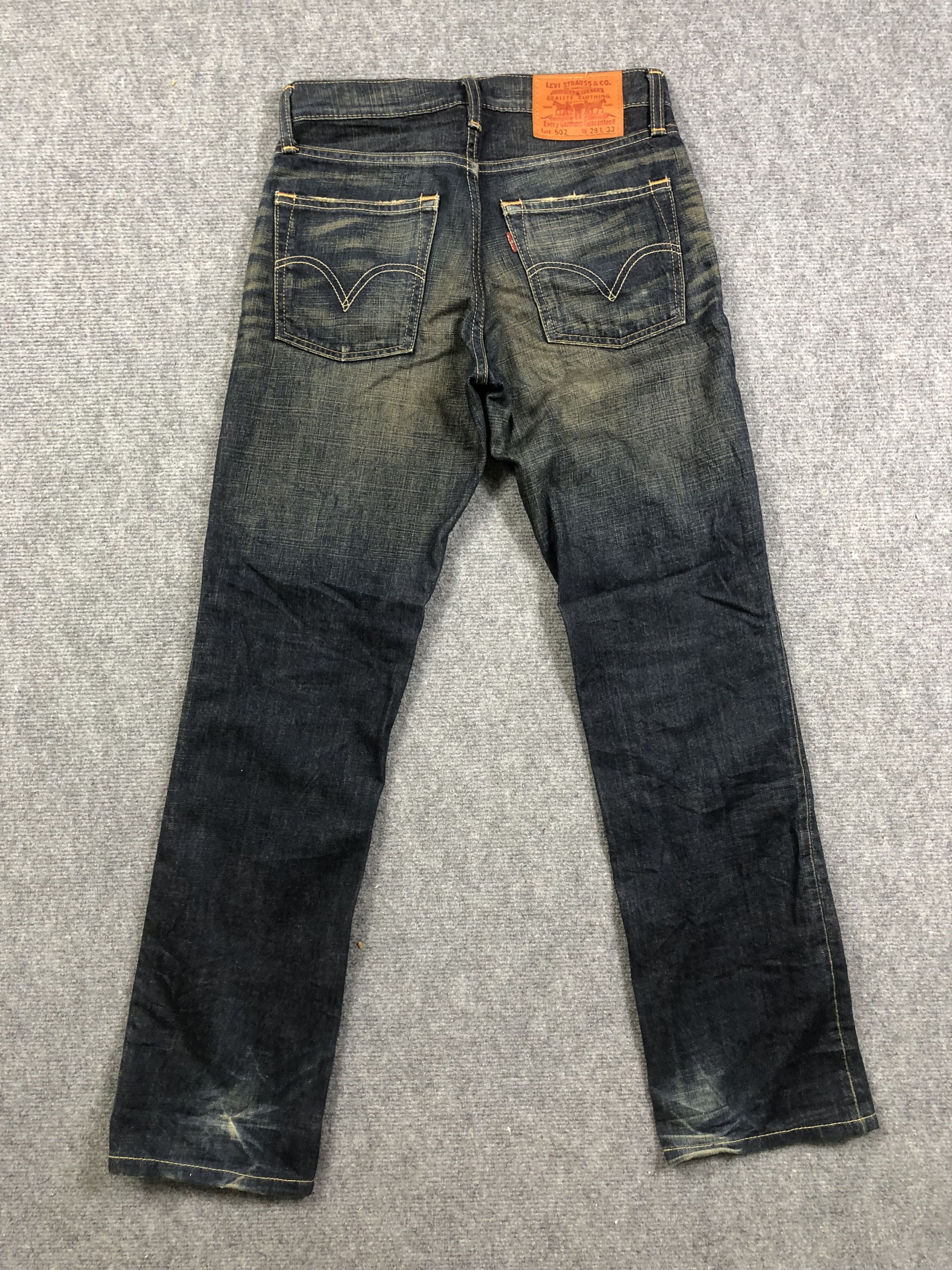 Levi's Levis 502 Blue Jeans 29x31.5 Size US 29 - 8 Thumbnail