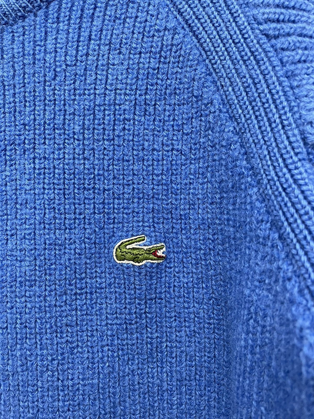 Lacoste 90’s CHEMISE LACOSTE Pure Wool Knitwear Sweater Size US M / EU 48-50 / 2 - 2 Thumbnail
