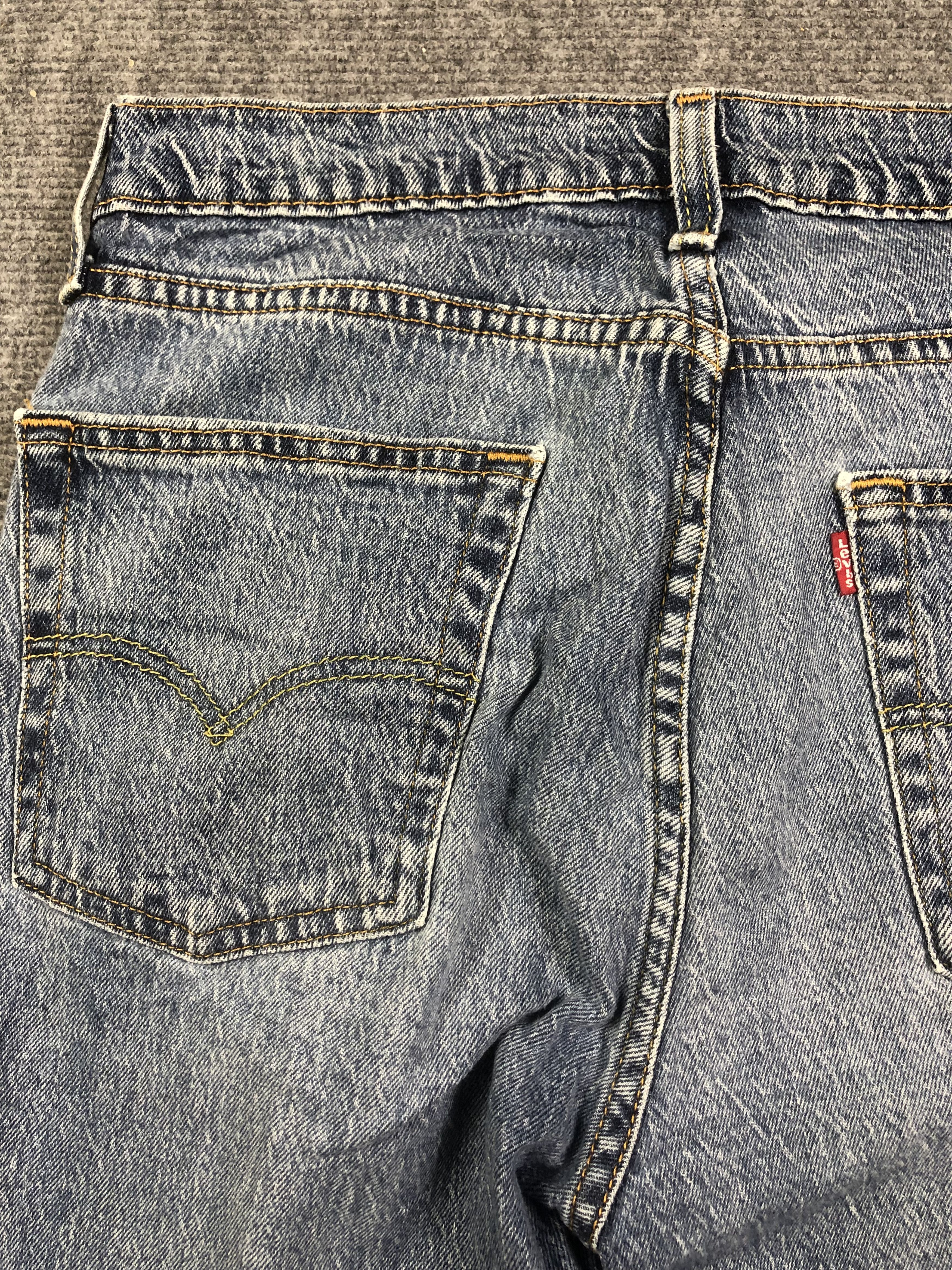 Levi's Wash Blue Levis 513 Denim Jeans 34x29 Size US 34 / EU 50 - 9 Thumbnail