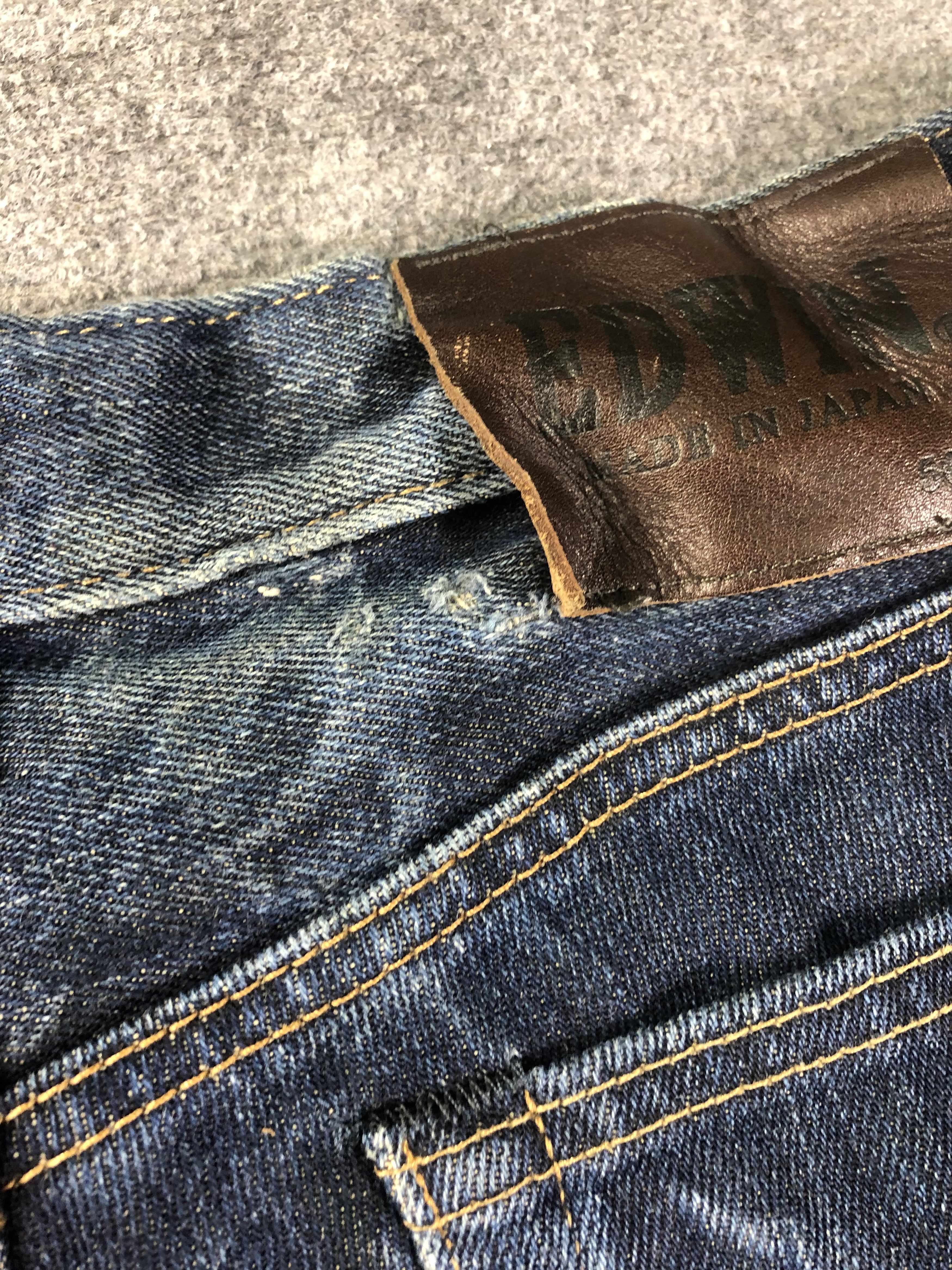 Edwin Rusty Edwin Denim Jeans 31x29.5 Size US 31 - 11 Thumbnail