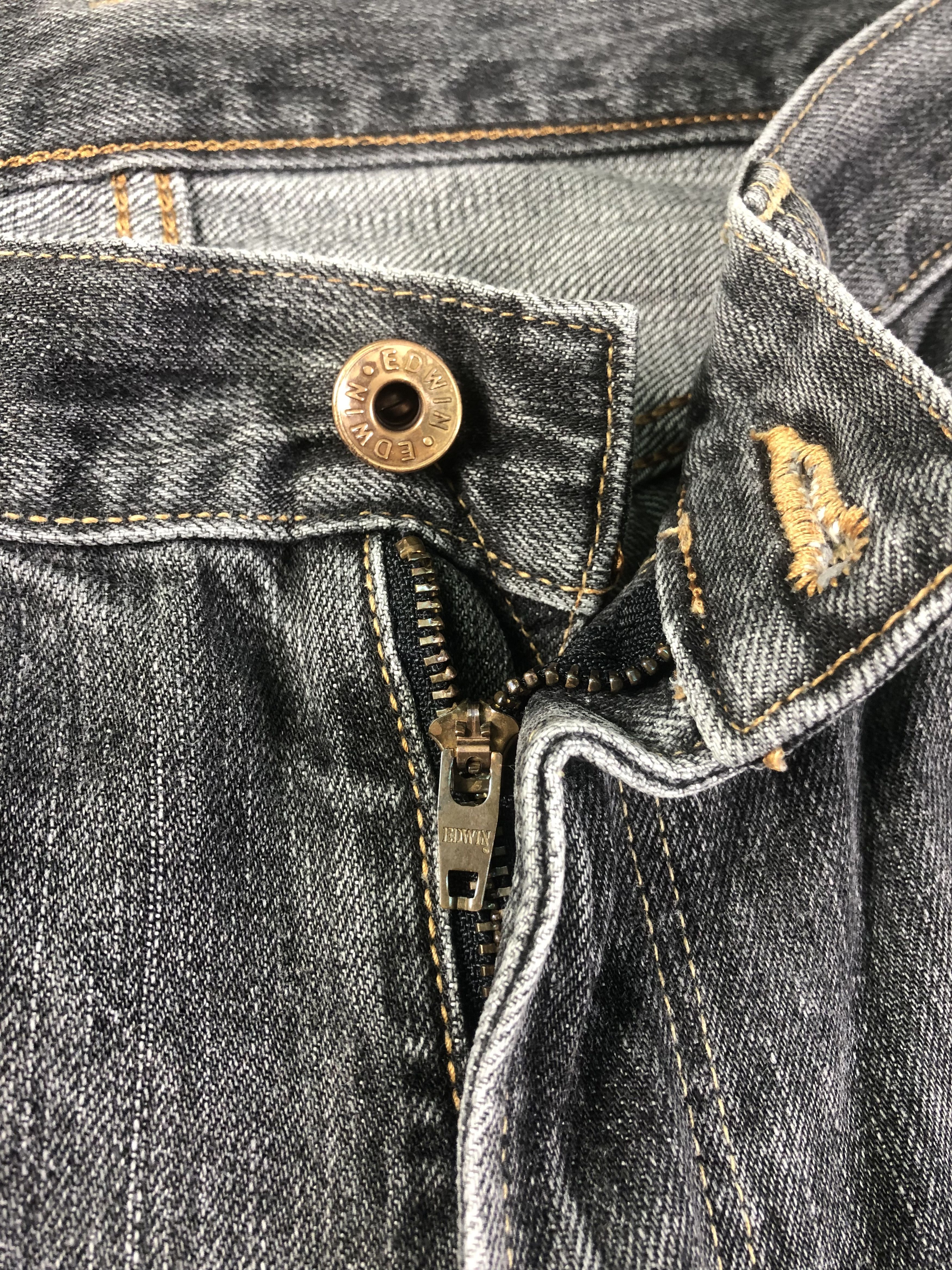 Edwin Edwin 505 Selvedge Flare Jeans 29x29.5 Size US 29 - 3 Thumbnail