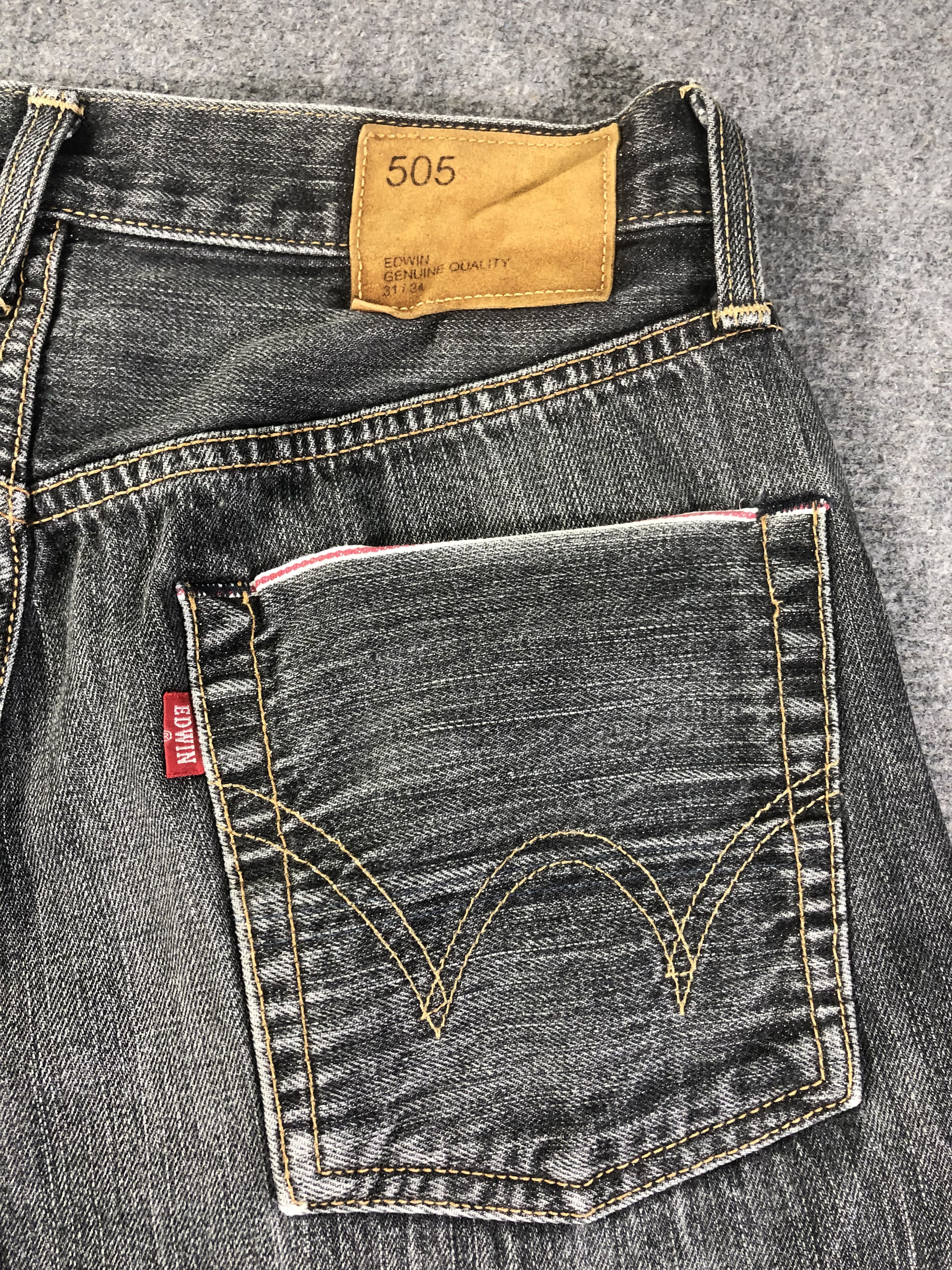 Edwin Edwin 505 Selvedge Flare Jeans 29x29.5 Size US 29 - 10 Thumbnail