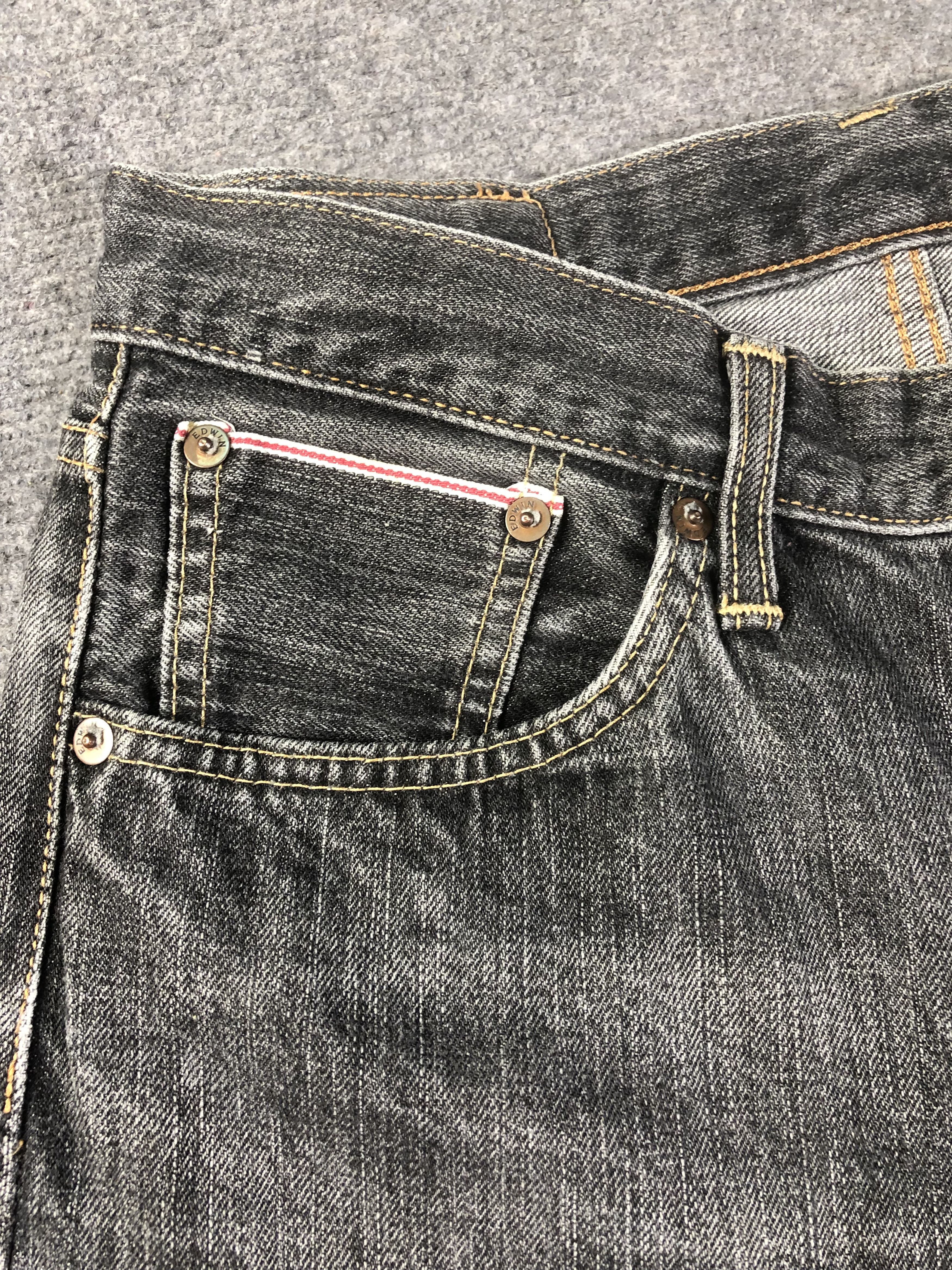 Edwin Edwin 505 Selvedge Flare Jeans 29x29.5 Size US 29 - 8 Thumbnail