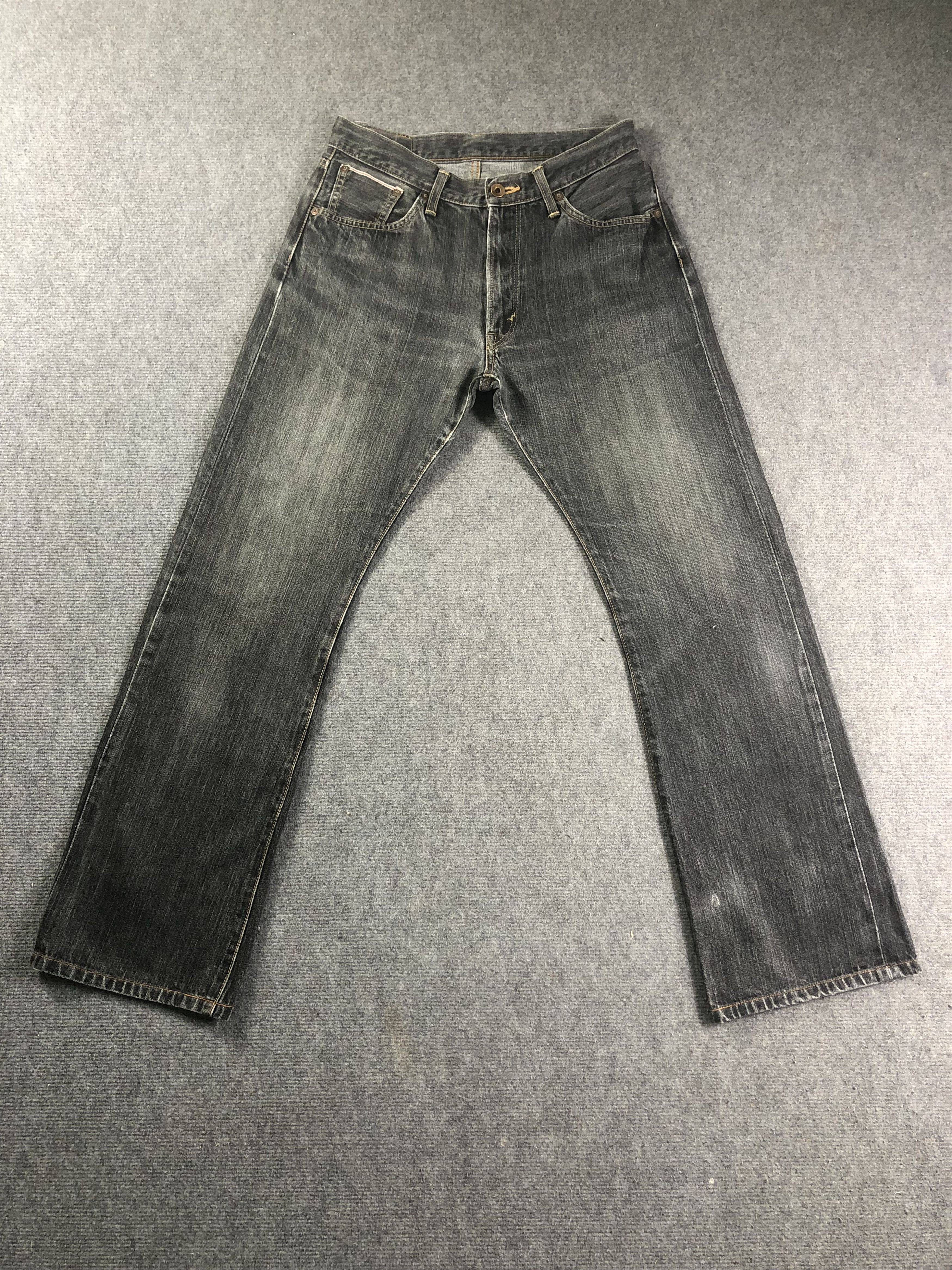 Edwin Edwin 505 Selvedge Flare Jeans 29x29.5 Size US 29 - 1 Thumbnail
