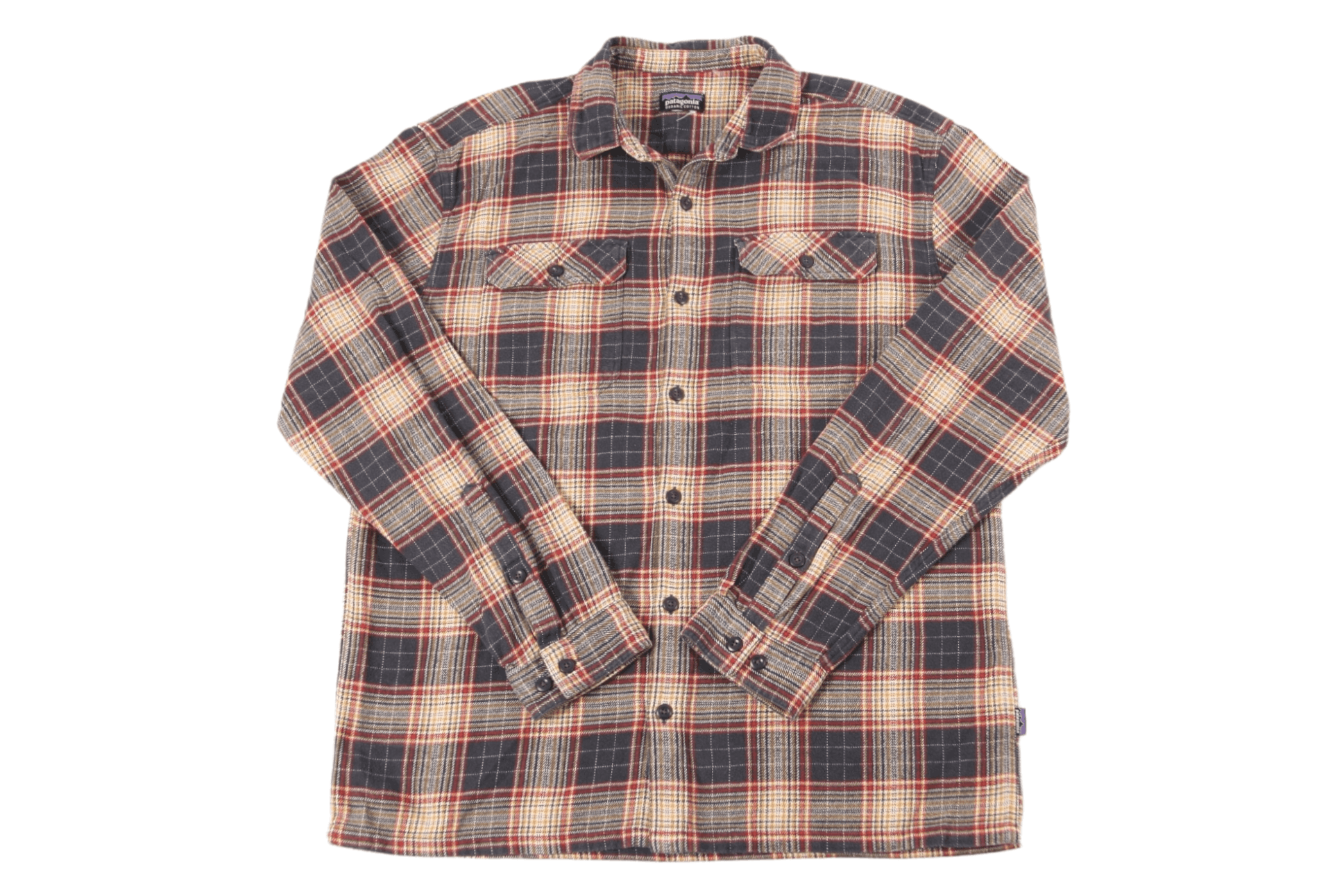 image of Rugged Flannel Lumberjack Plaid Check Shirt in Brown, Men's (Size XL)