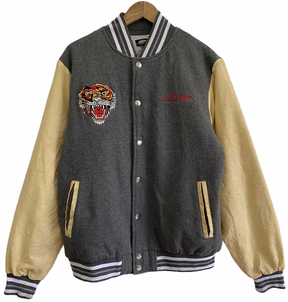 Christian Audigier RARE🔥Vintage Ed Hardy Christian Audigier Varsity Jacket Size US M / EU 48-50 / 2 - 2 Thumbnail