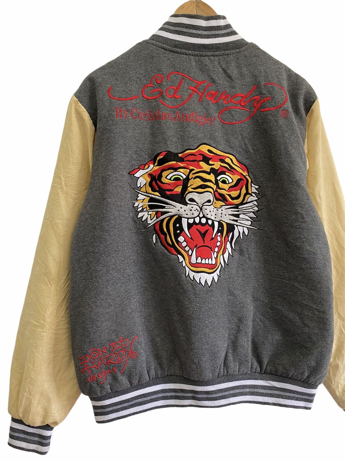 Christian Audigier RARE🔥Vintage Ed Hardy Christian Audigier Varsity Jacket Size US M / EU 48-50 / 2 - 4 Thumbnail