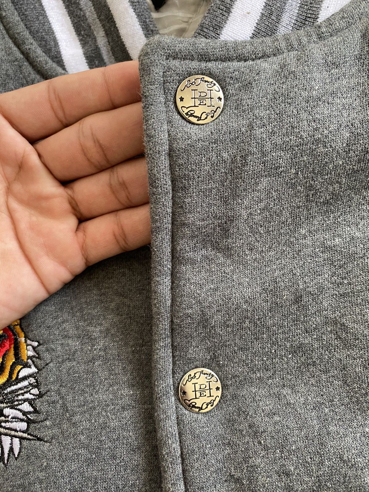 Christian Audigier RARE🔥Vintage Ed Hardy Christian Audigier Varsity Jacket Size US M / EU 48-50 / 2 - 6 Thumbnail