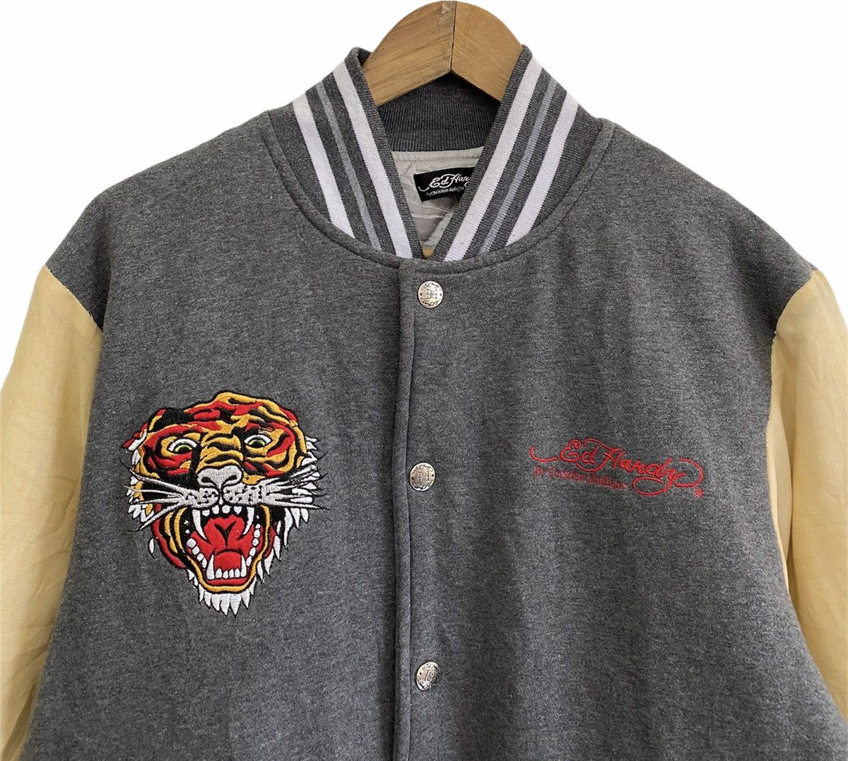 Christian Audigier RARE🔥Vintage Ed Hardy Christian Audigier Varsity Jacket Size US M / EU 48-50 / 2 - 3 Thumbnail