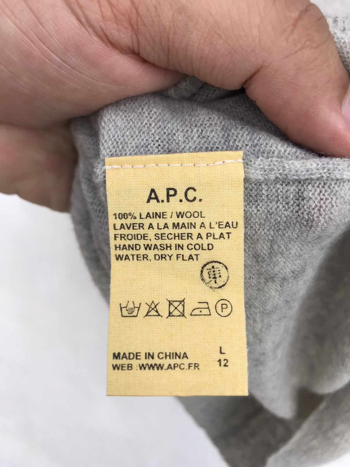 A.P.C. APC Wool Sweatshirt Size US S / EU 44-46 / 1 - 5 Thumbnail