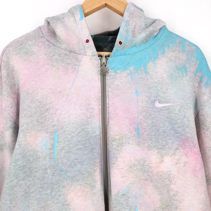 Nike Nike "Cold Shoulder" Custom Paint Bleach Reversible Hoodie Size US L / EU 52-54 / 3 - 2 Thumbnail