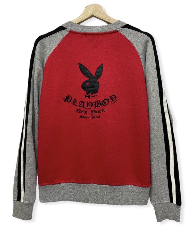 Playboy VERY RARE🔥90’s PLAYBOY NEW YORK Varsity Jacket Size US M / EU 48-50 / 2 - 2 Thumbnail