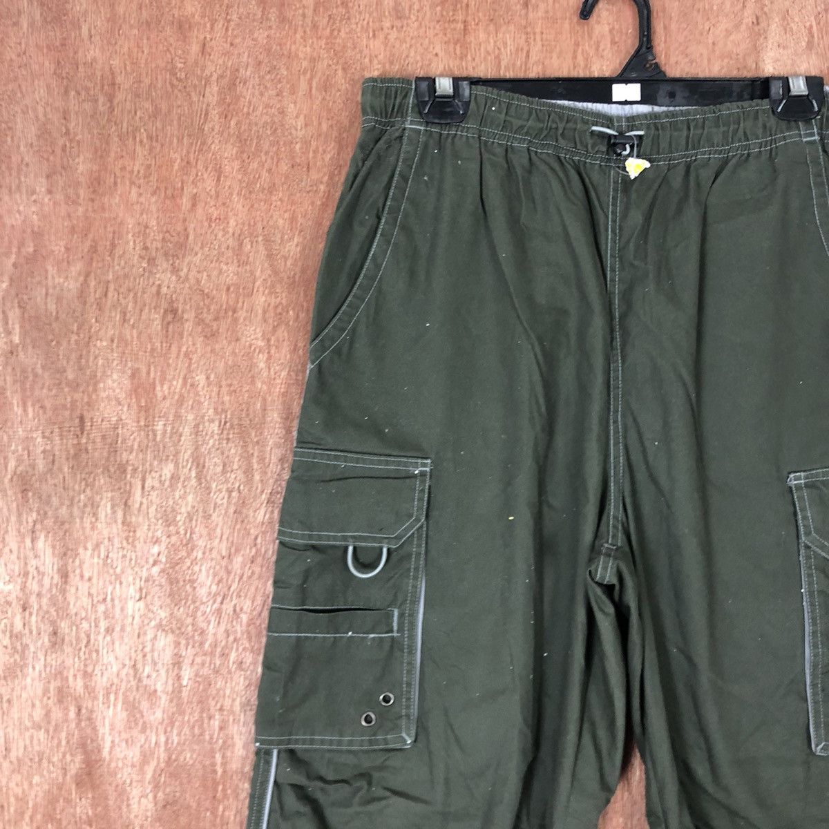 Japanese Brand D Japan Green Multipocket Tactical Cargo Pants #c1122 Size US 31 - 6 Thumbnail