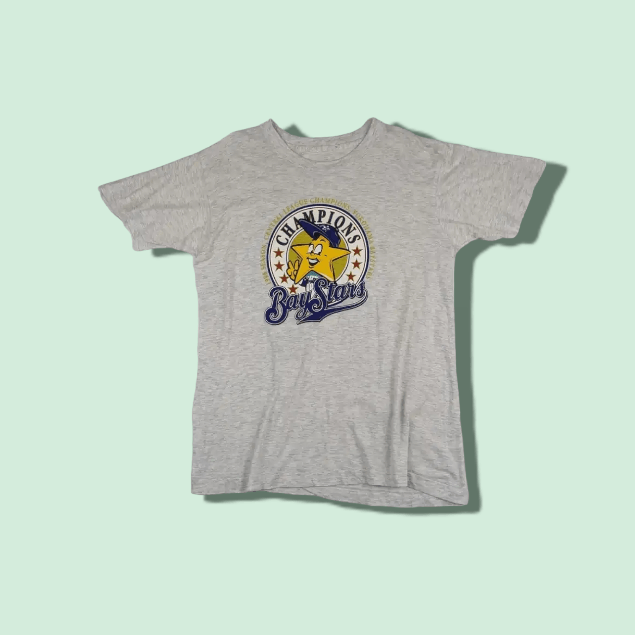 Vintage YOKOHAMA BAYSTARS 1998 Champions Single Stitches Tee