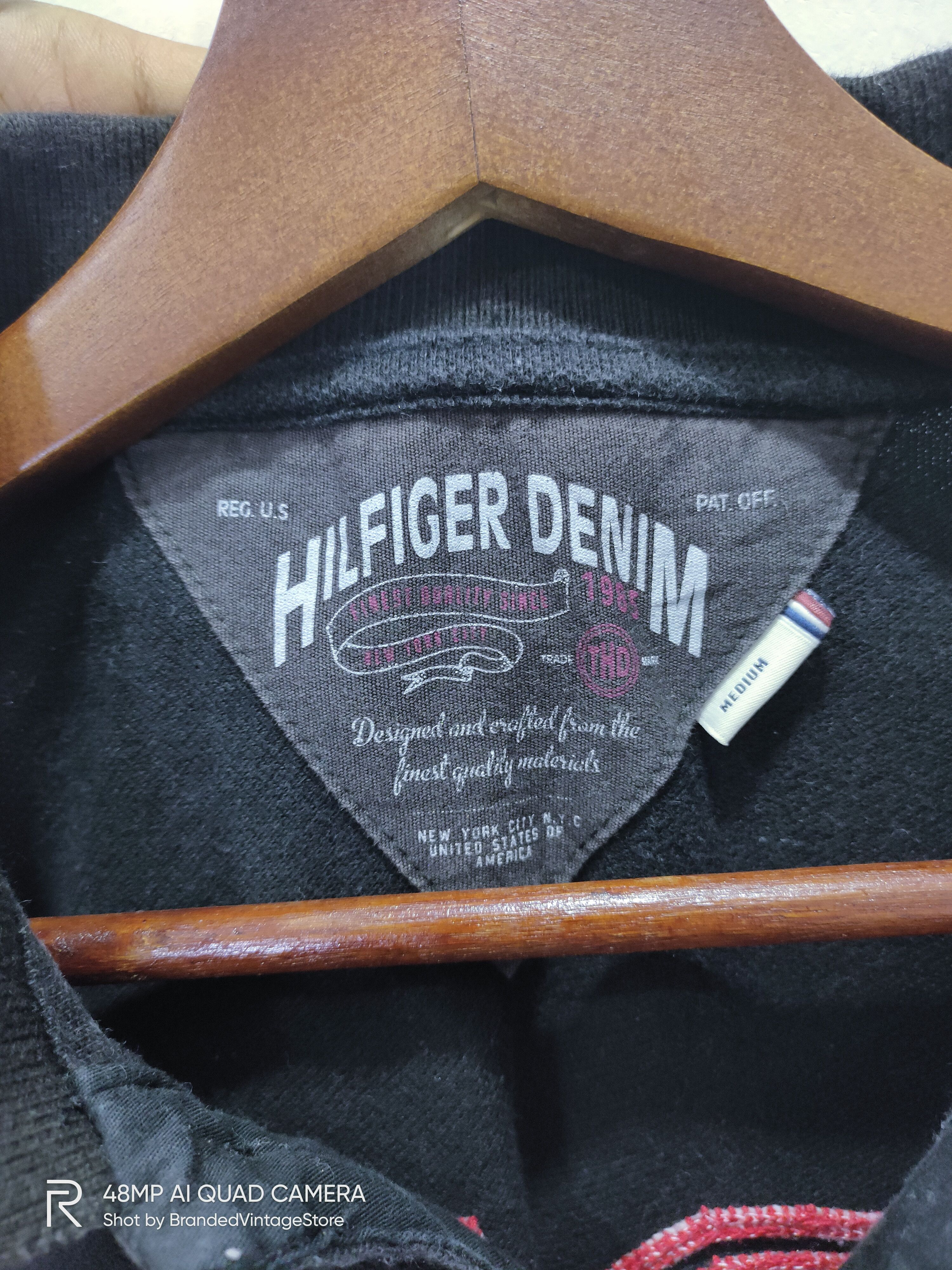 Japanese Brand × Tommy Hilfiger TOMMY HILFIGER DENIM Patchwork Handcraft Garment Polo Shirt Size US M / EU 48-50 / 2 - 11 Thumbnail