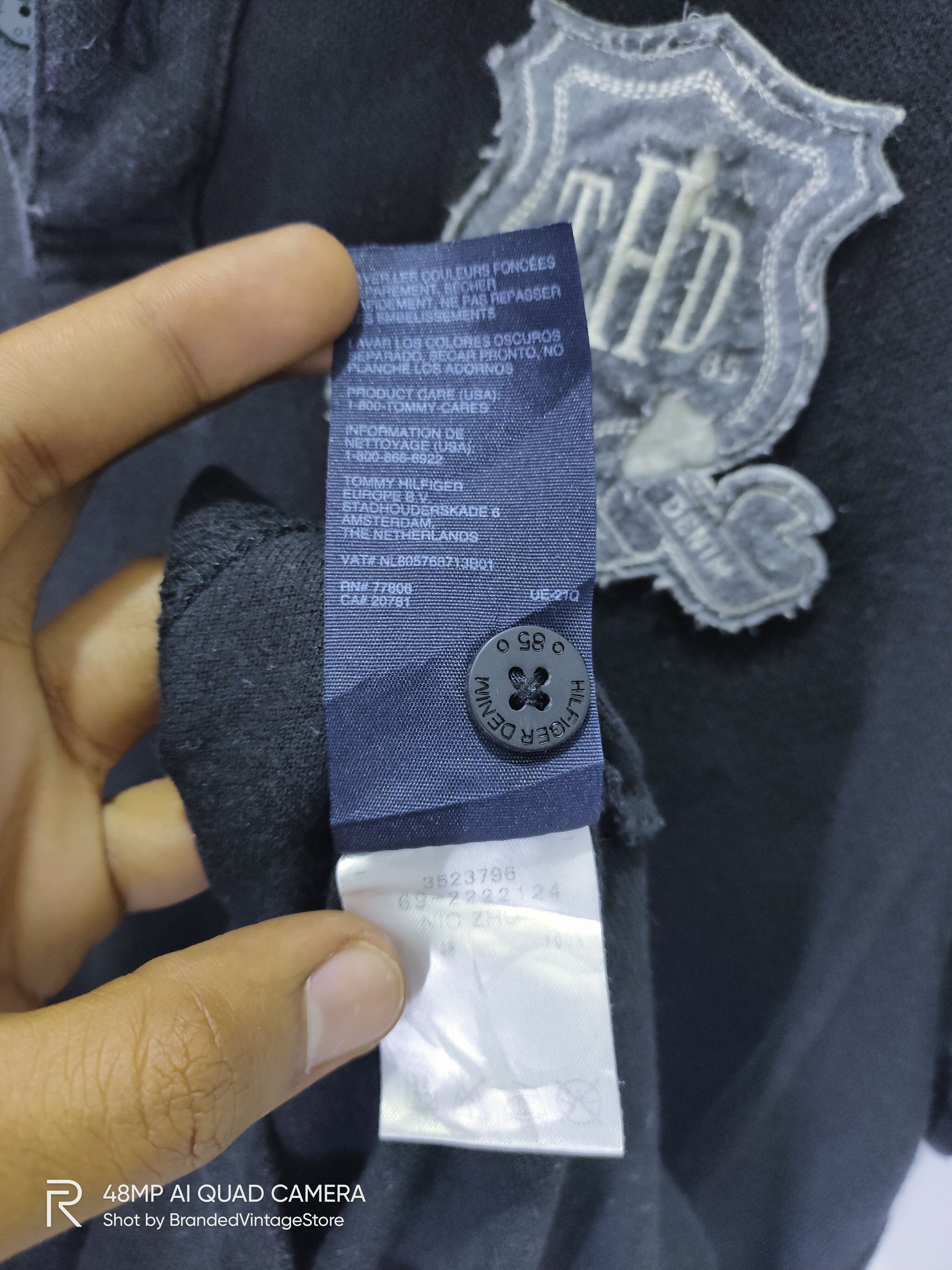 Japanese Brand × Tommy Hilfiger TOMMY HILFIGER DENIM Patchwork Handcraft Garment Polo Shirt Size US M / EU 48-50 / 2 - 9 Thumbnail