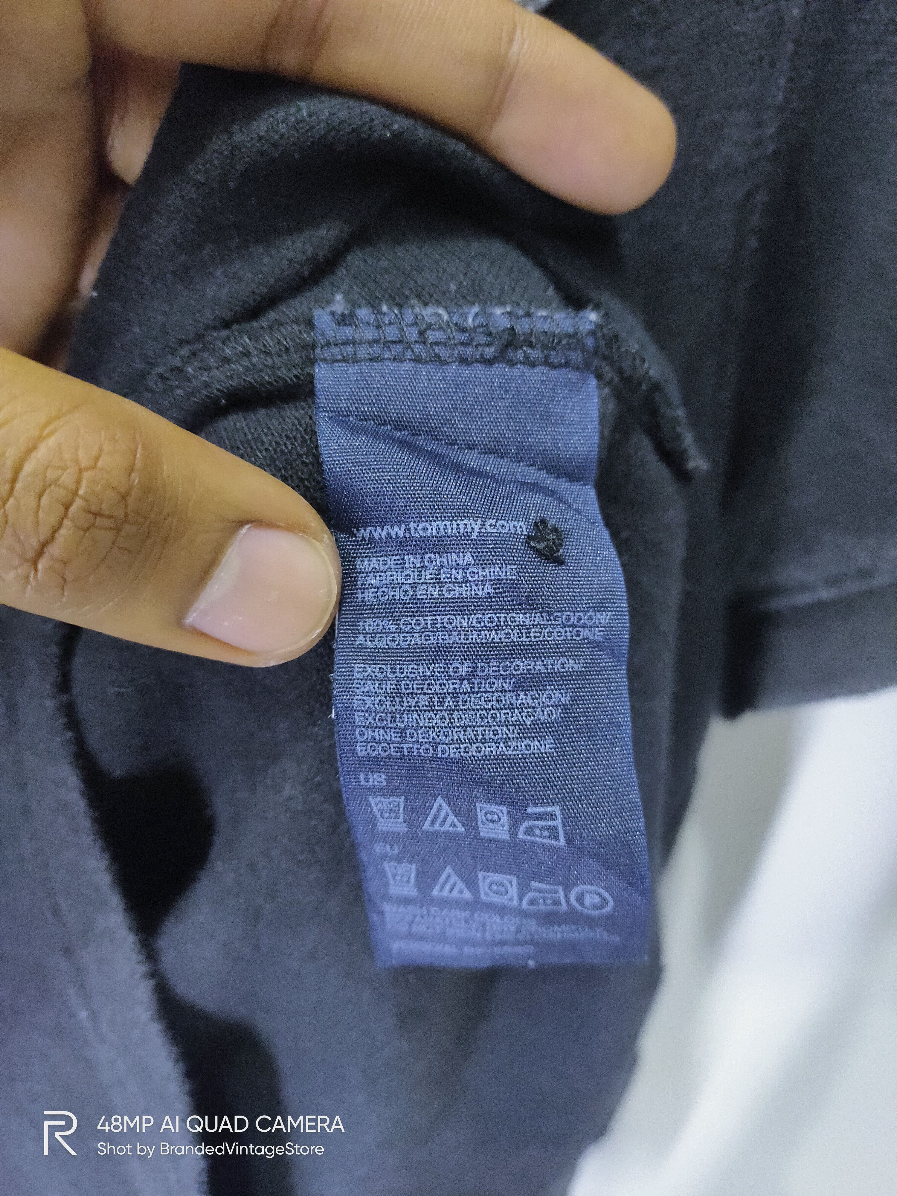 Japanese Brand × Tommy Hilfiger TOMMY HILFIGER DENIM Patchwork Handcraft Garment Polo Shirt Size US M / EU 48-50 / 2 - 15 Thumbnail