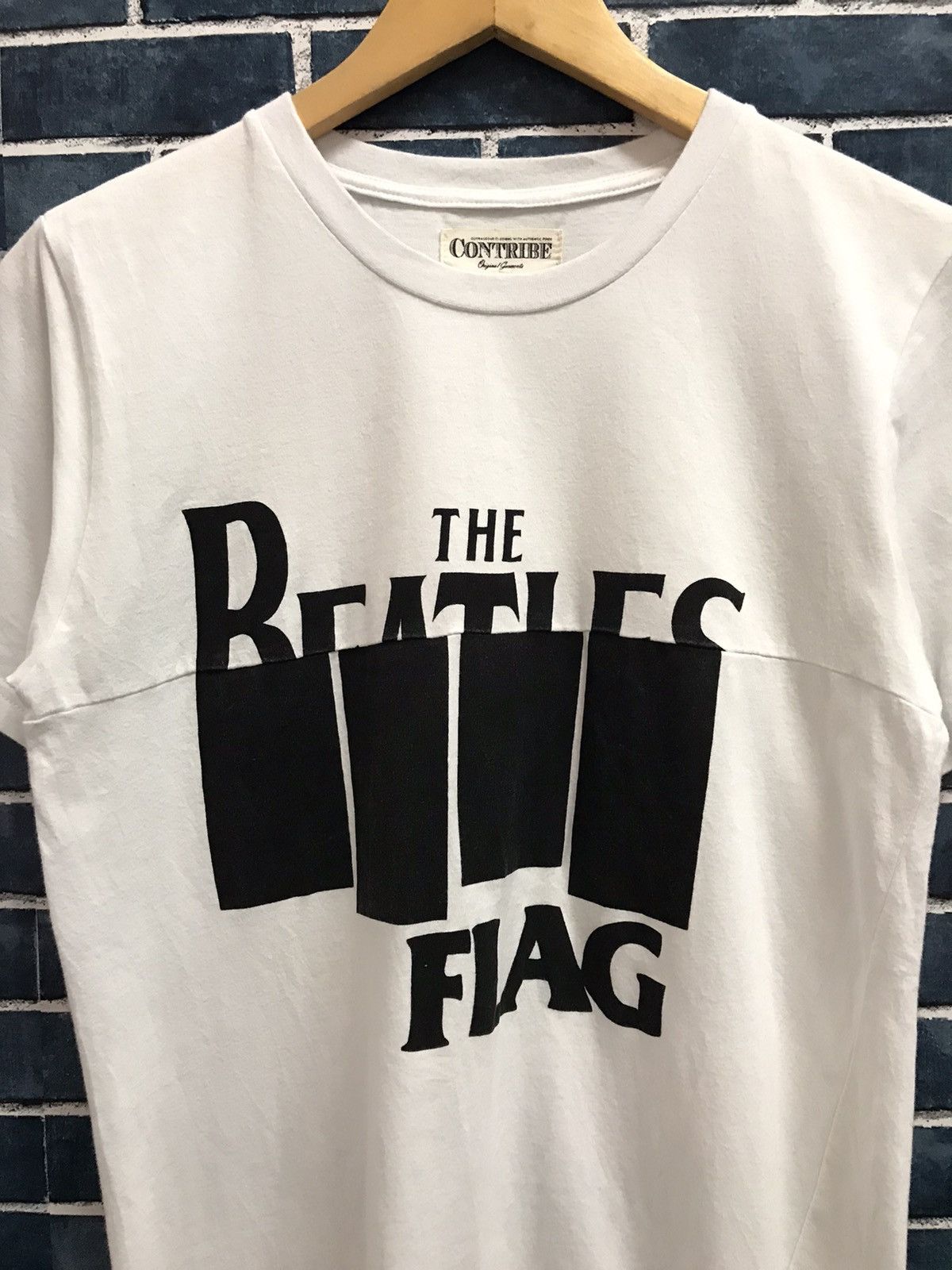 Band Tees × Black Flag The beatles X Black Flag Split tshirt vintage Size US S / EU 44-46 / 1 - 2 Thumbnail