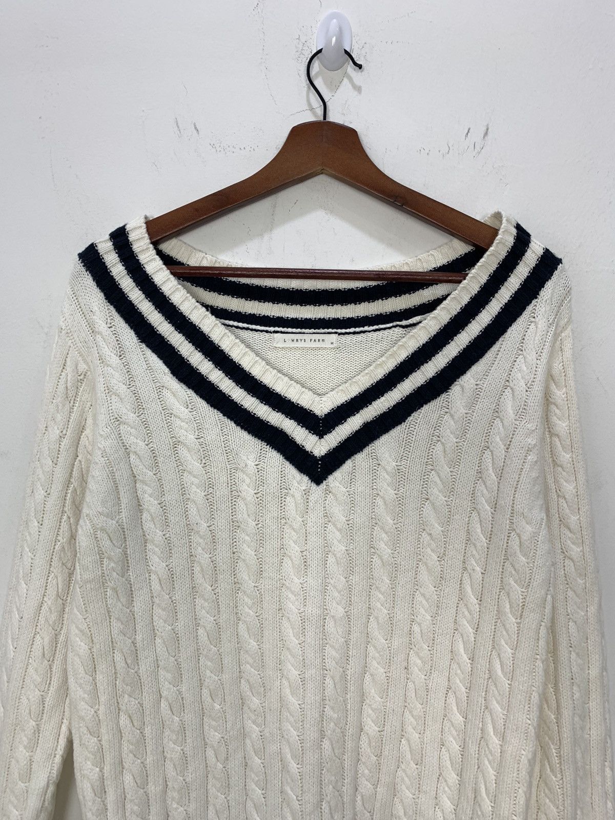 Japanese Brand × LOWRYS FARM LOWRYS FARM Allover Cable Knitwear Pullover Jumper Sweater Size M / US 6-8 / IT 42-44 - 3 Thumbnail
