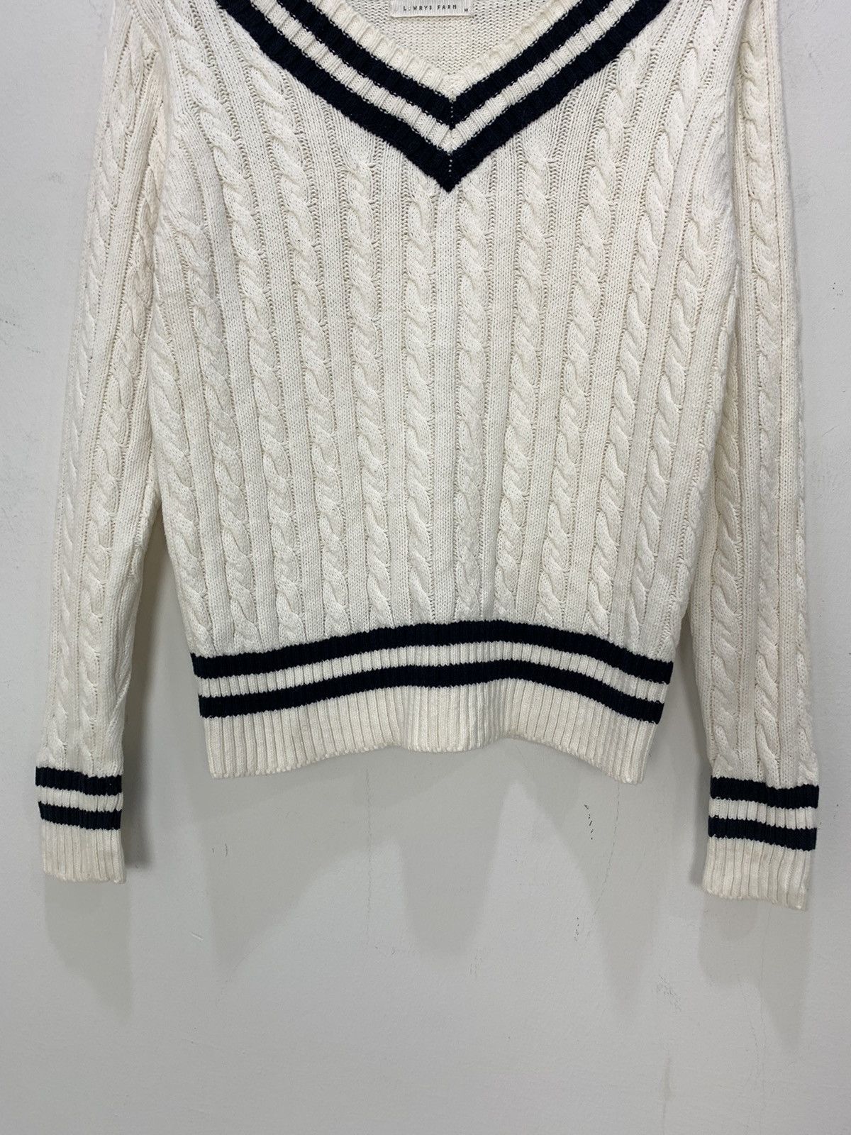 Japanese Brand × LOWRYS FARM LOWRYS FARM Allover Cable Knitwear Pullover Jumper Sweater Size M / US 6-8 / IT 42-44 - 4 Thumbnail