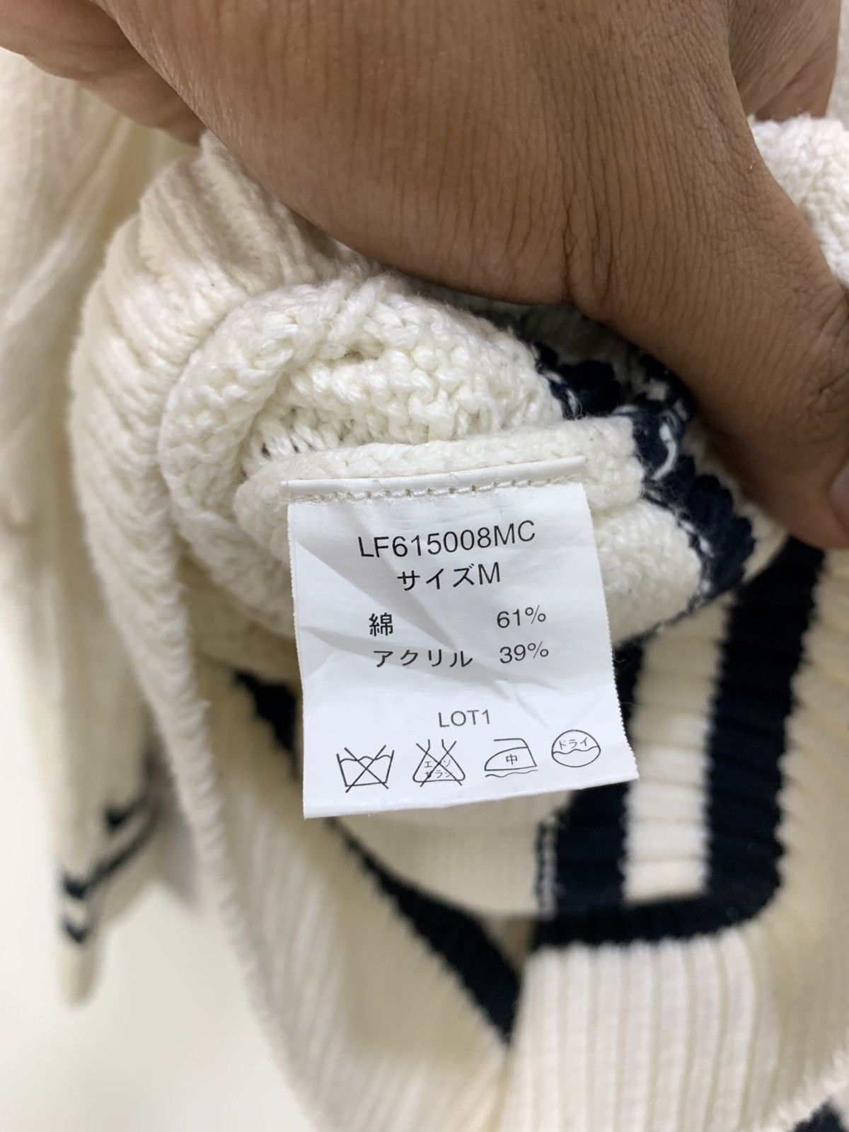 Japanese Brand × LOWRYS FARM LOWRYS FARM Allover Cable Knitwear Pullover Jumper Sweater Size M / US 6-8 / IT 42-44 - 13 Thumbnail