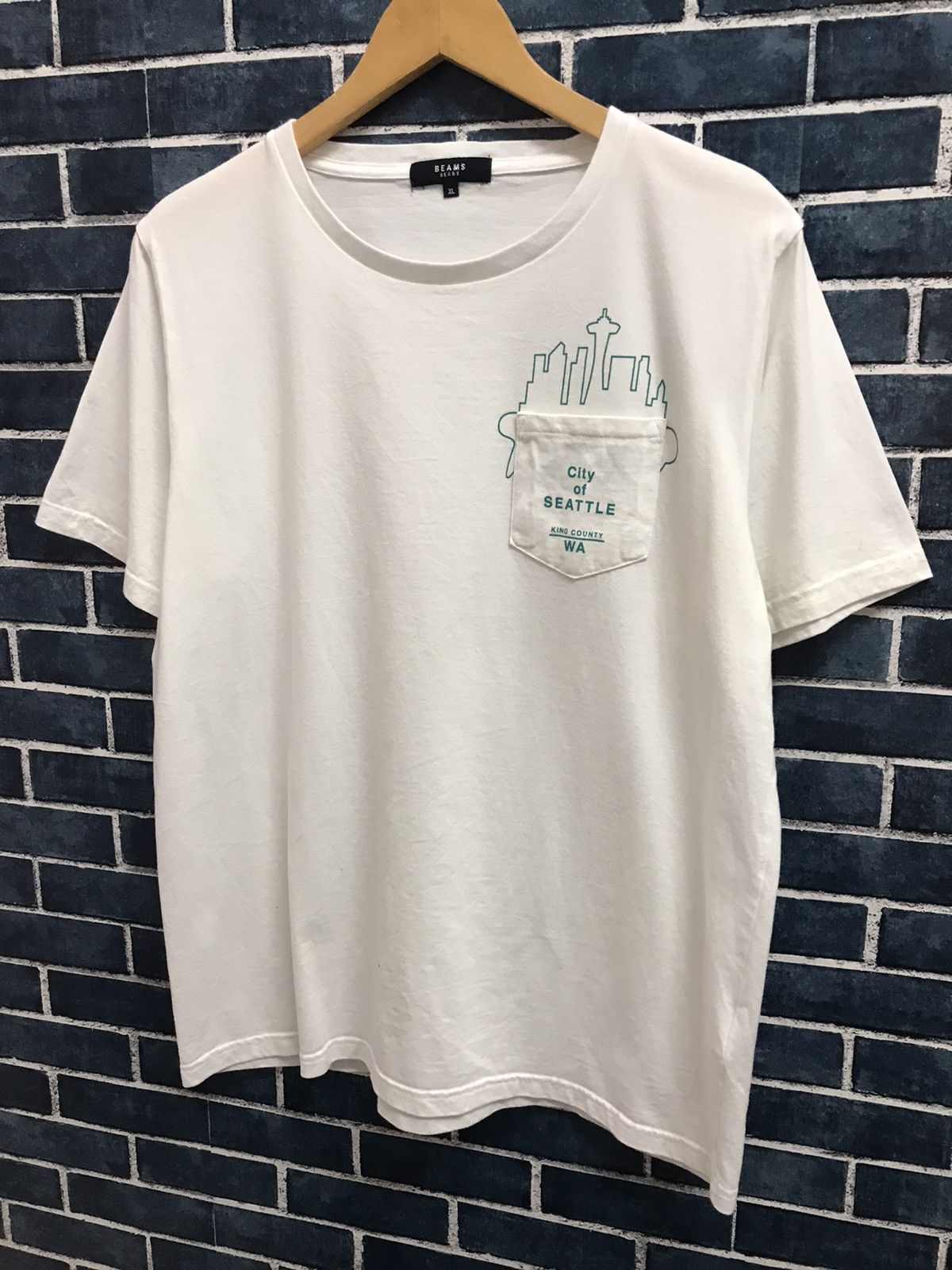 Beams Plus × Japanese Brand × Vintage Beams Plus Japan Pocket t shirt Size US L / EU 52-54 / 3 - 2 Thumbnail