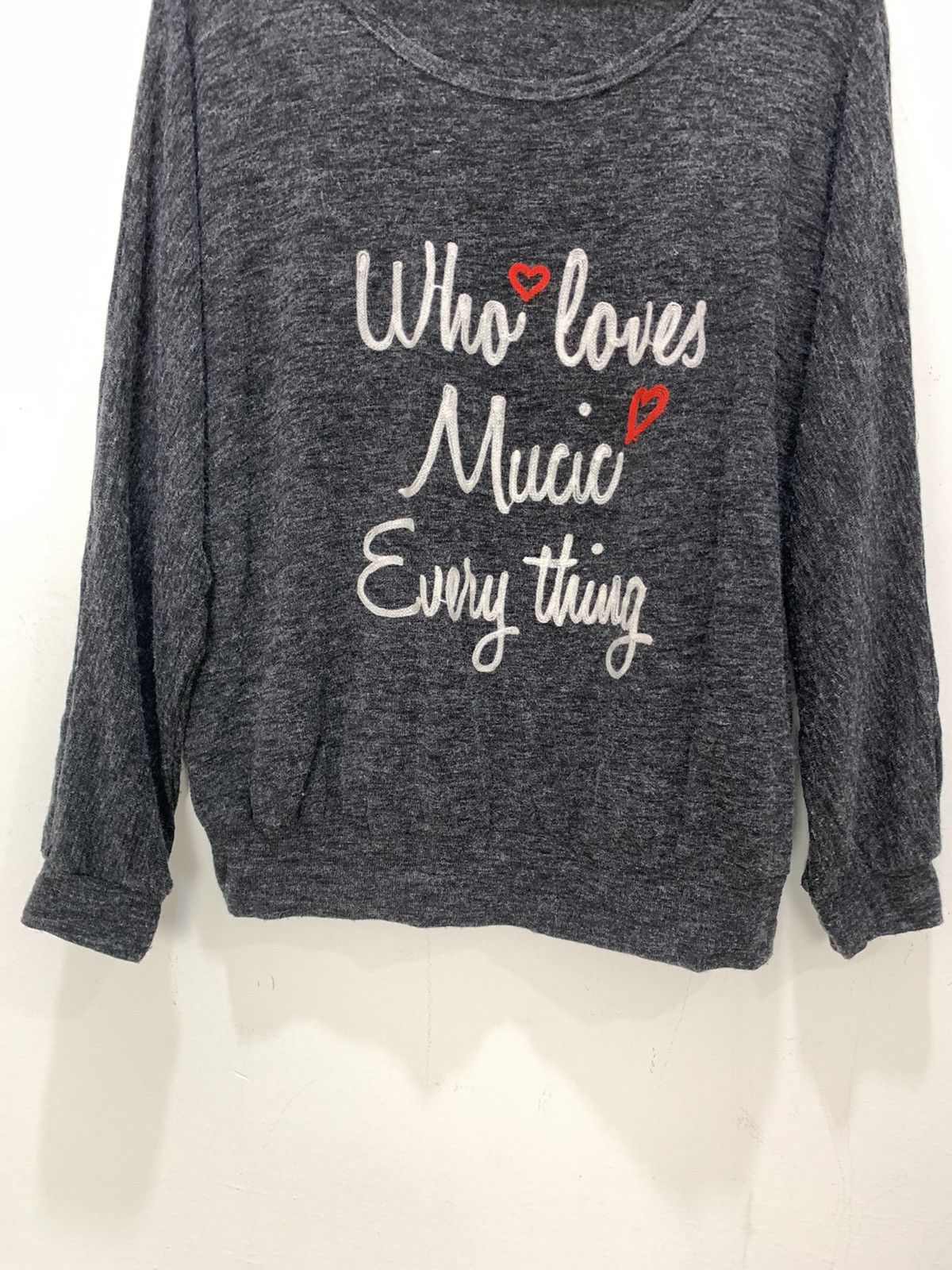 Japanese Brand × Other MURE Spellout Wool Blend Jumper Pullover Sweatshirt Sweater Size M / US 6-8 / IT 42-44 - 4 Thumbnail